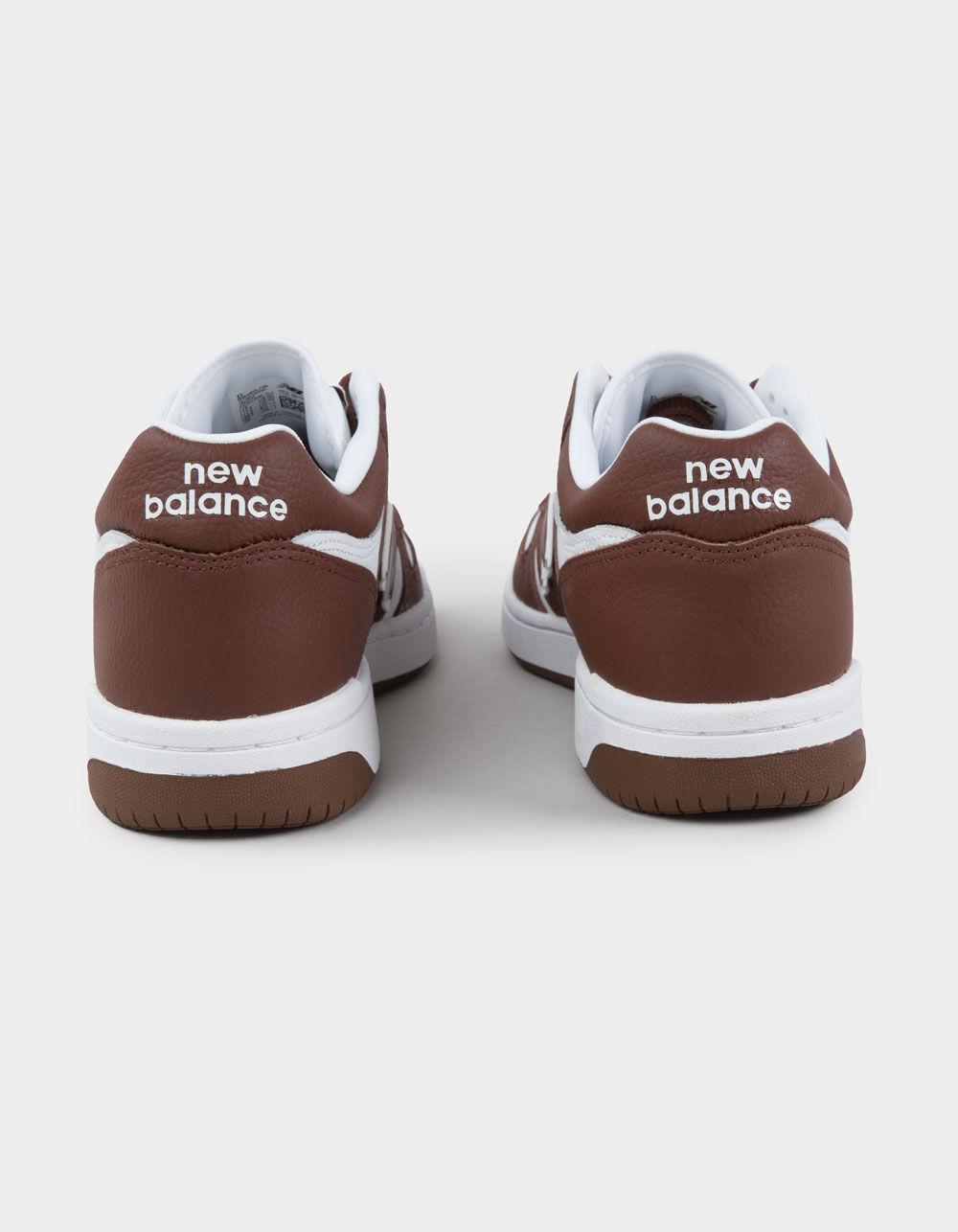 NEW BALANCE 480 Shoes - BROWN/WHITE Product Image