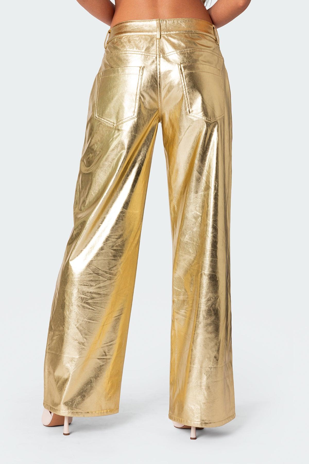 Rochelle Low Rise Metallic Jeans Product Image