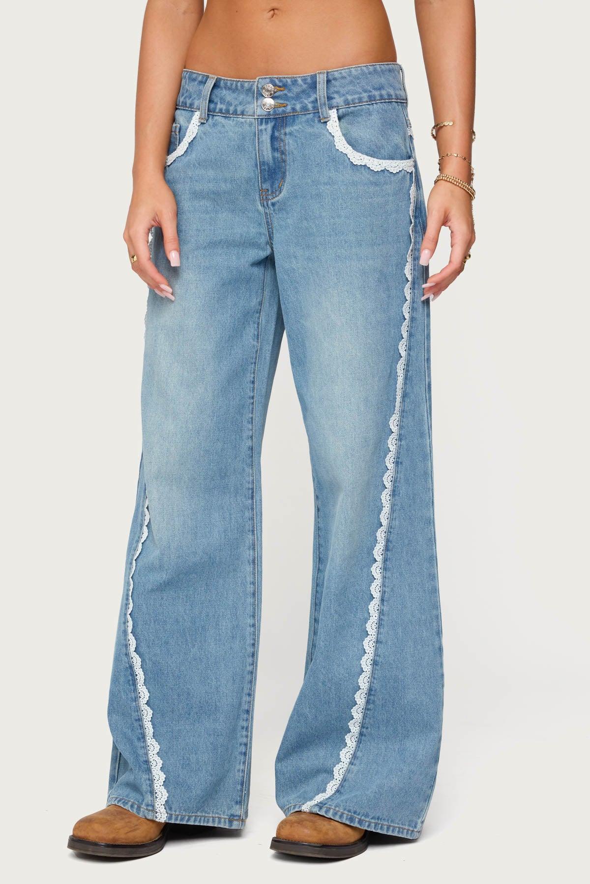 Alisha Lacey Low Rise Jeans Product Image