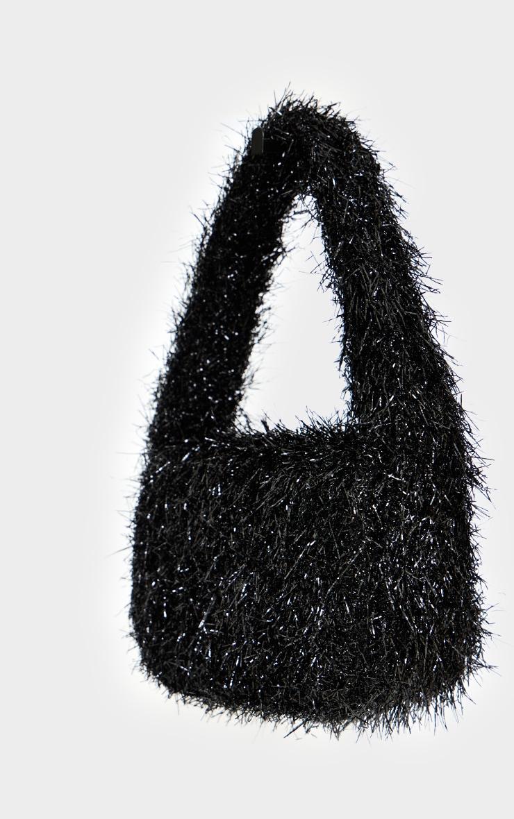 Black Tinsel Mini Handbag Product Image
