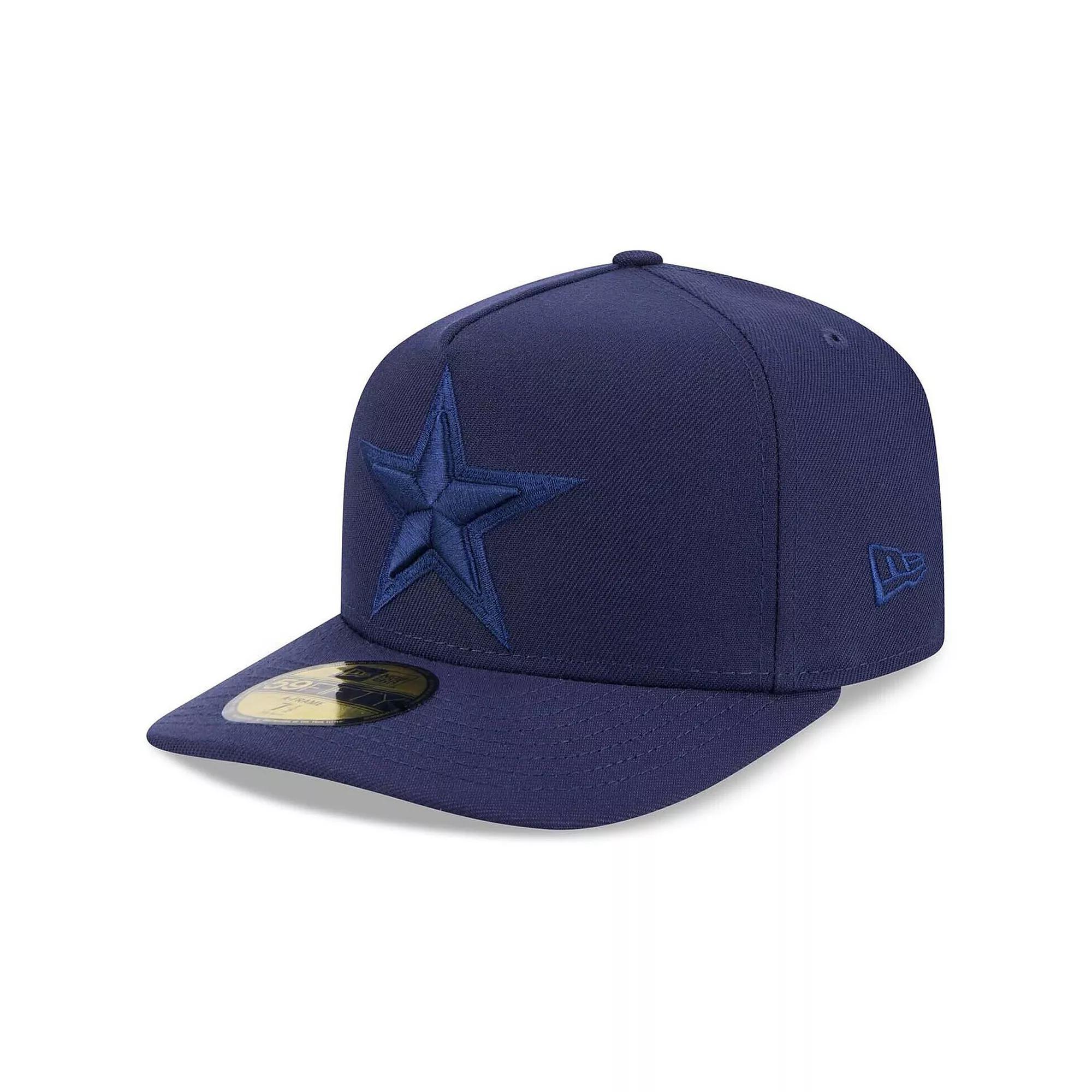 Men's New Era Navy Dallas Cowboys Color Pack A-Frame 59FIFTY Fitted Hat,  Product Image