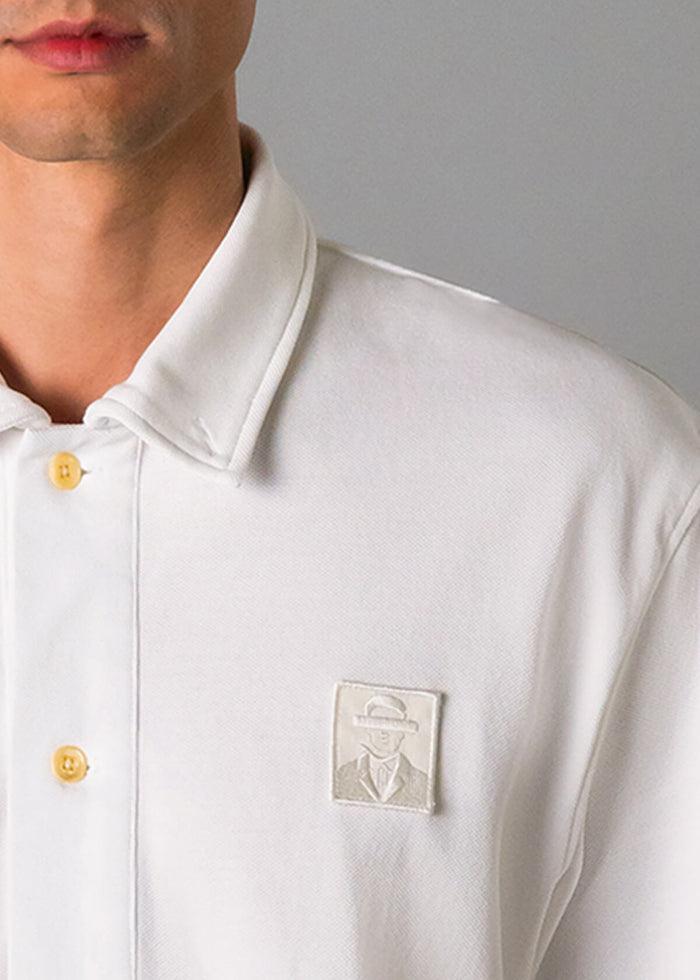 Pique Polo White Product Image