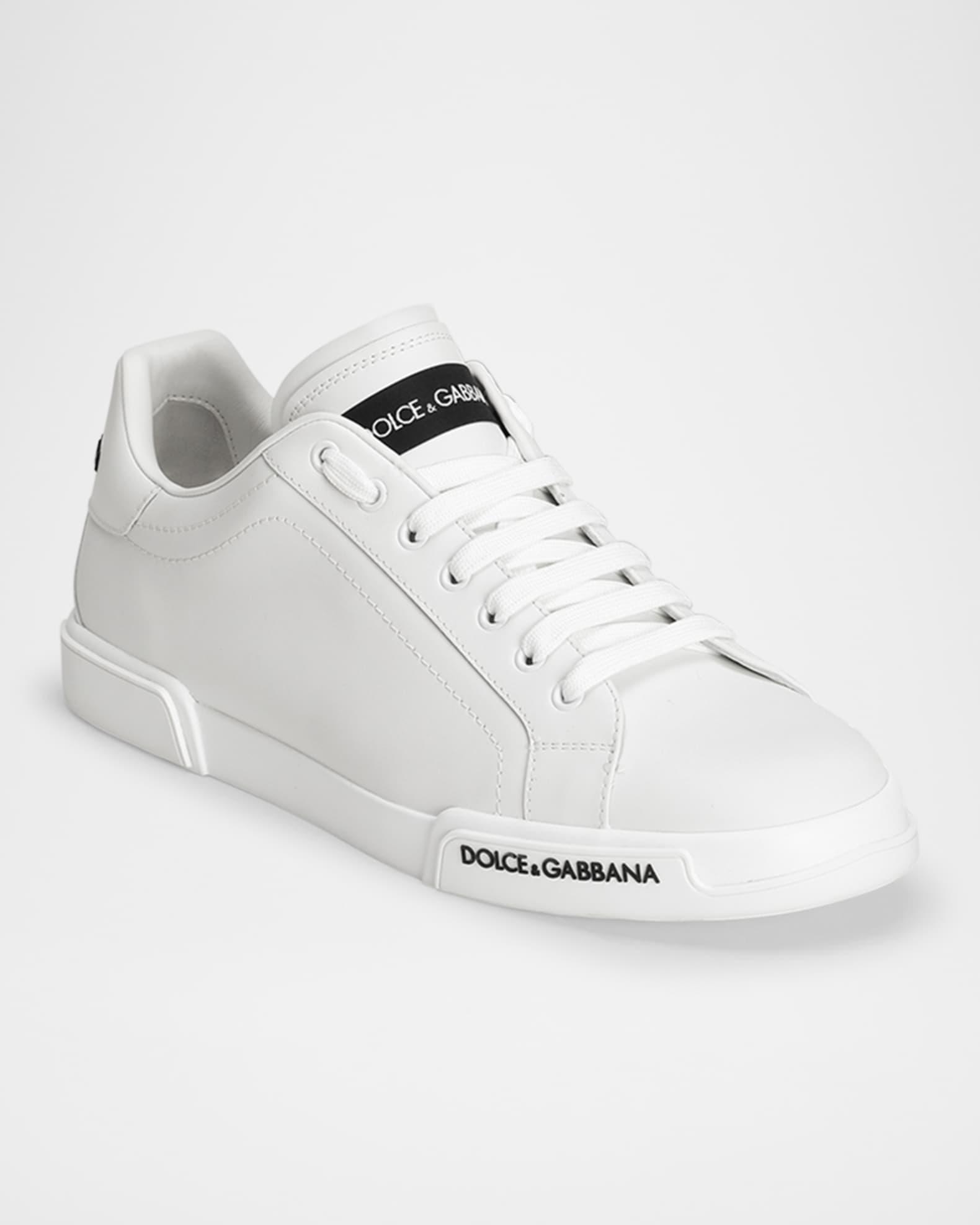 Men's Leather Low-Top Sneakers Product Image