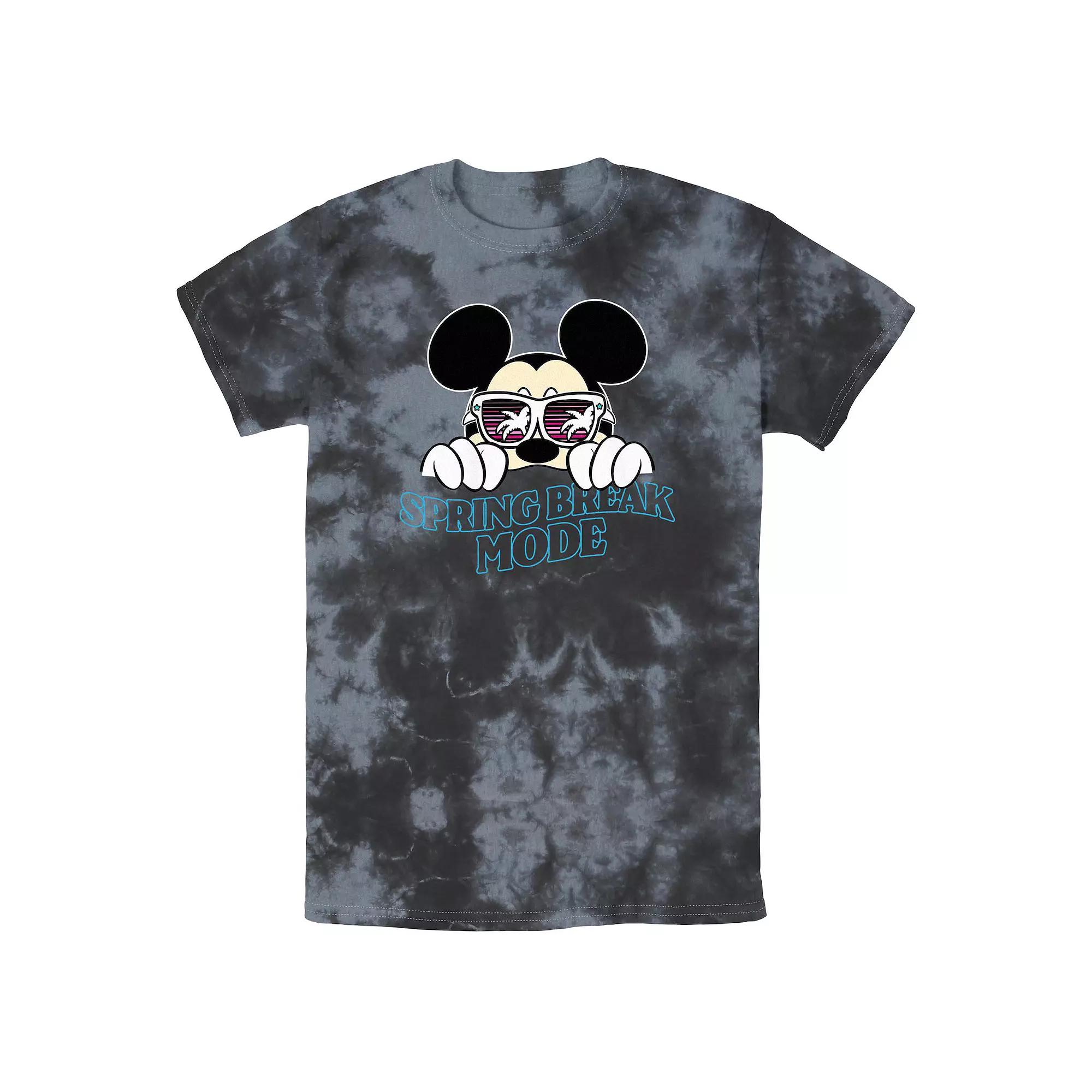 Disney's Mickey Mouse Spring Break Mode Bombard Wash Men's Graphic Tee,  Product Image