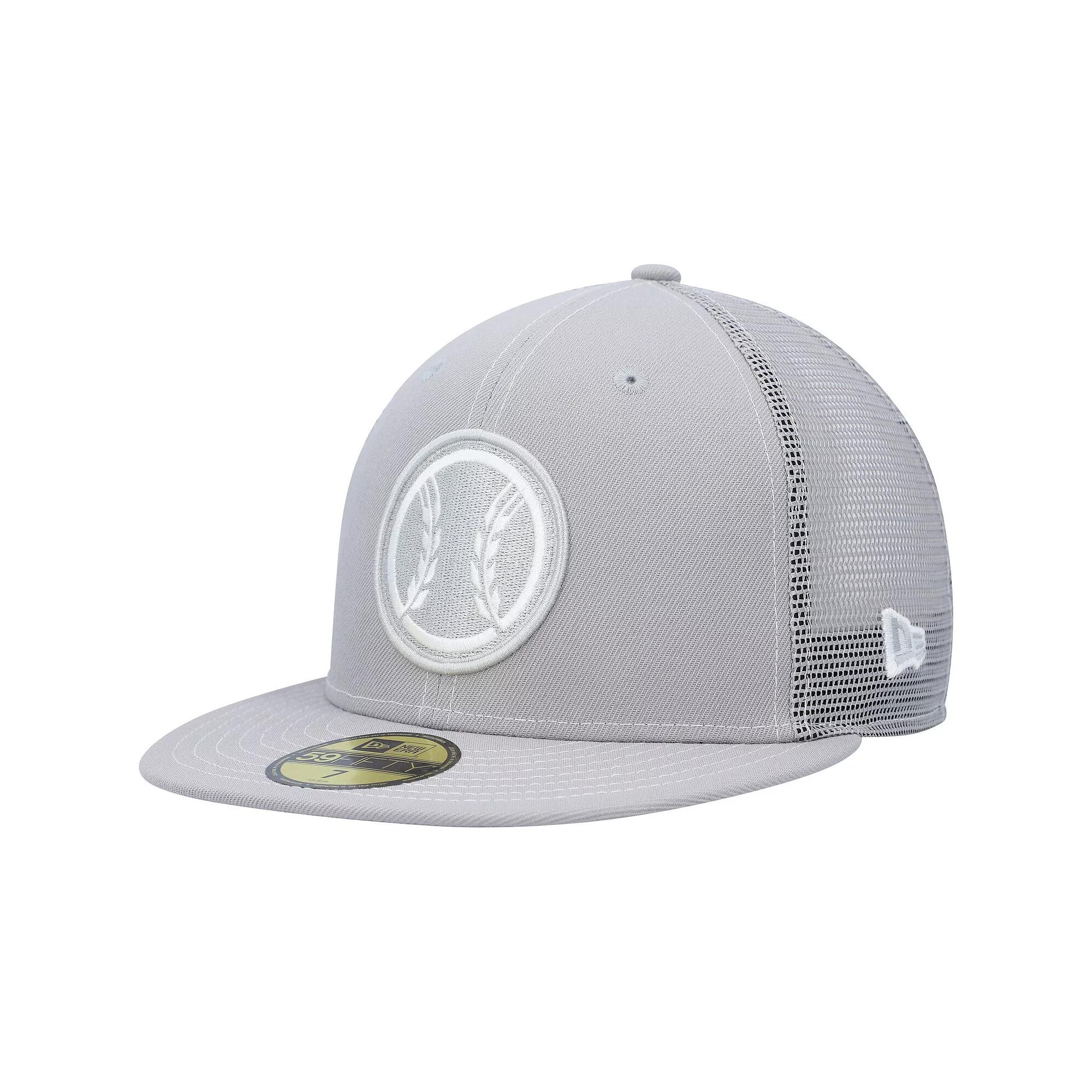 Men's New Era  Gray Milwaukee Brewers 2023 On-Field Batting Practice 59FIFTY Fitted Hat, Size: 7, Grey Product Image