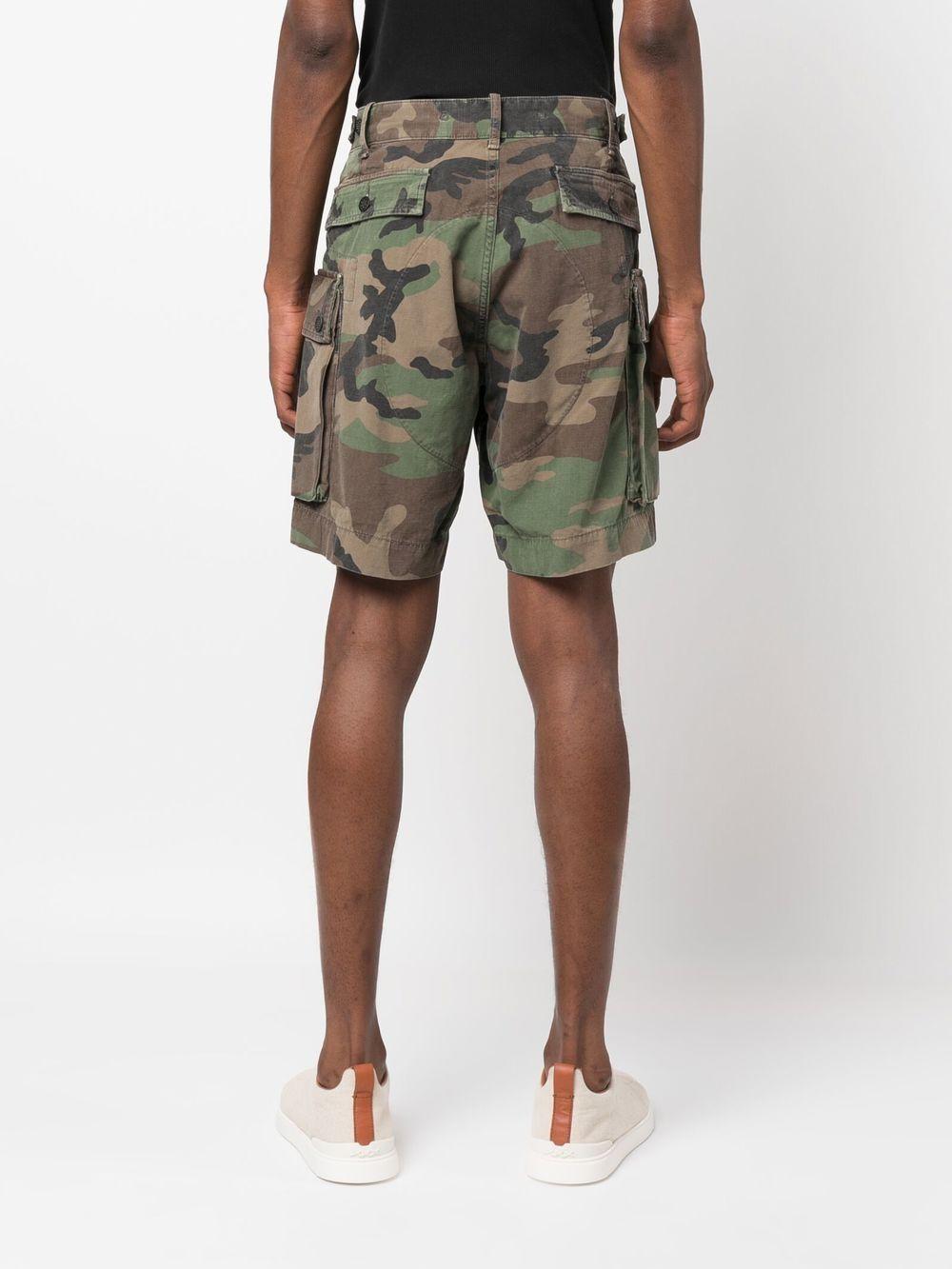 camouflage print chino shorts Product Image