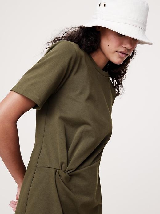 Cotton Twisted T-Shirt Dress Product Image