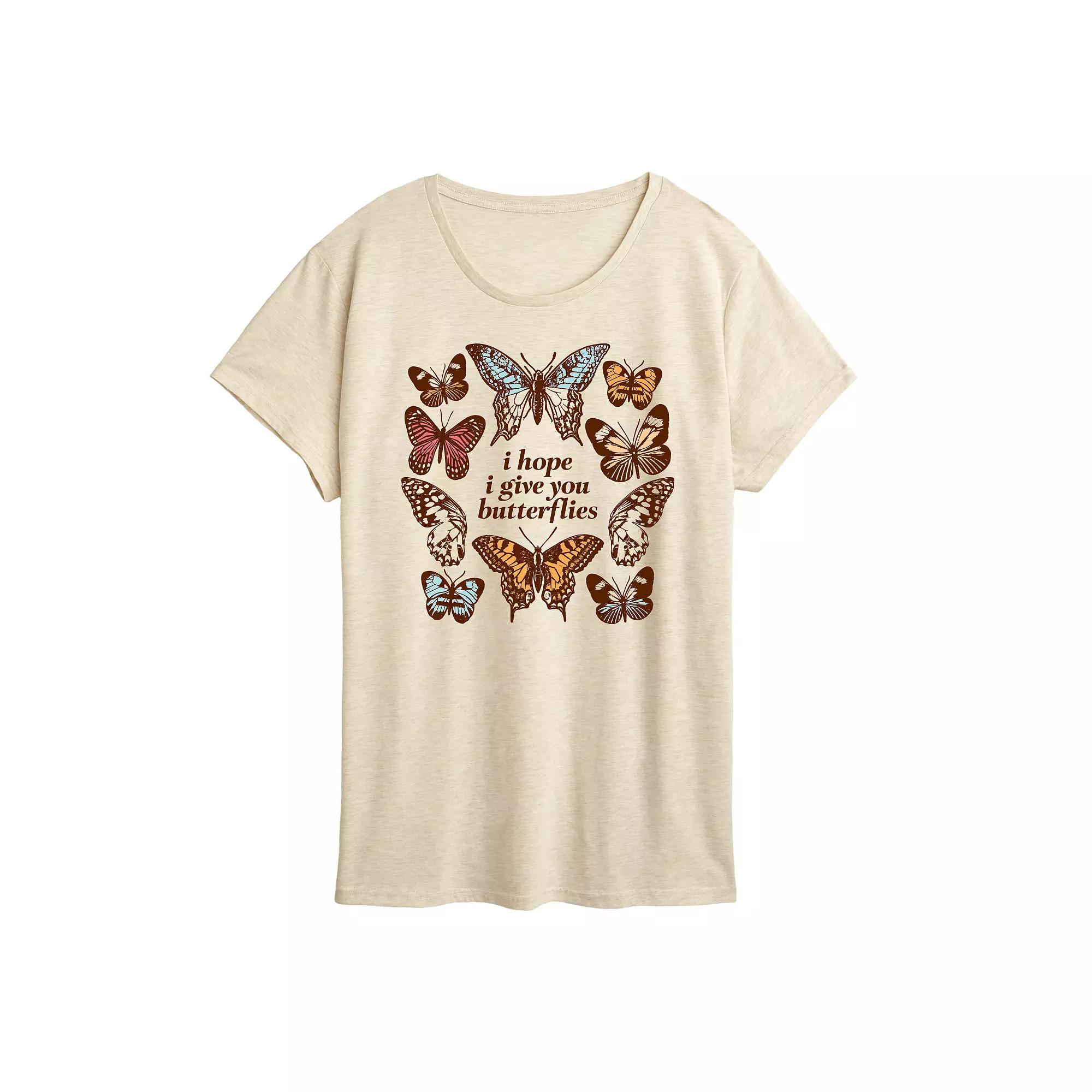 Women's Give You Butterflies Graphic Tee,  Product Image