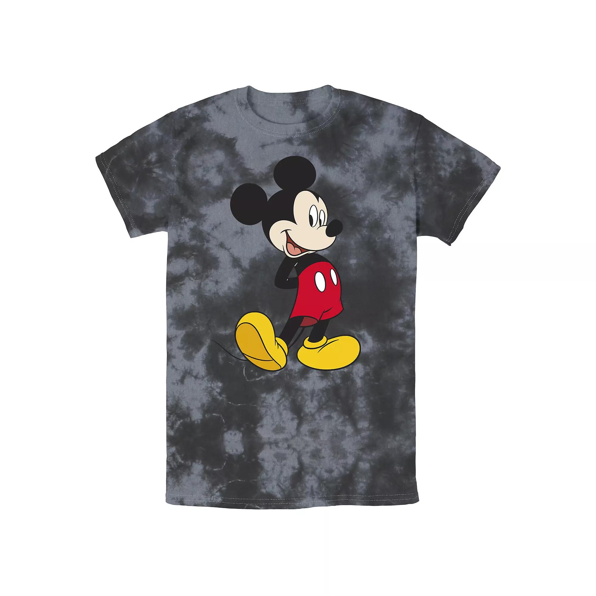 Disney's Mickey Mouse Men's Smiling Pose Wash Tee,  Product Image