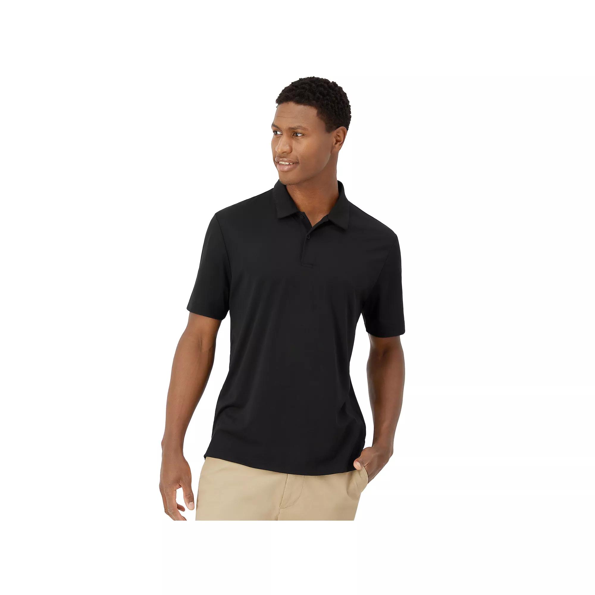 Men's Hanes Moves™ Short Sleeve Performance Polo,  Product Image