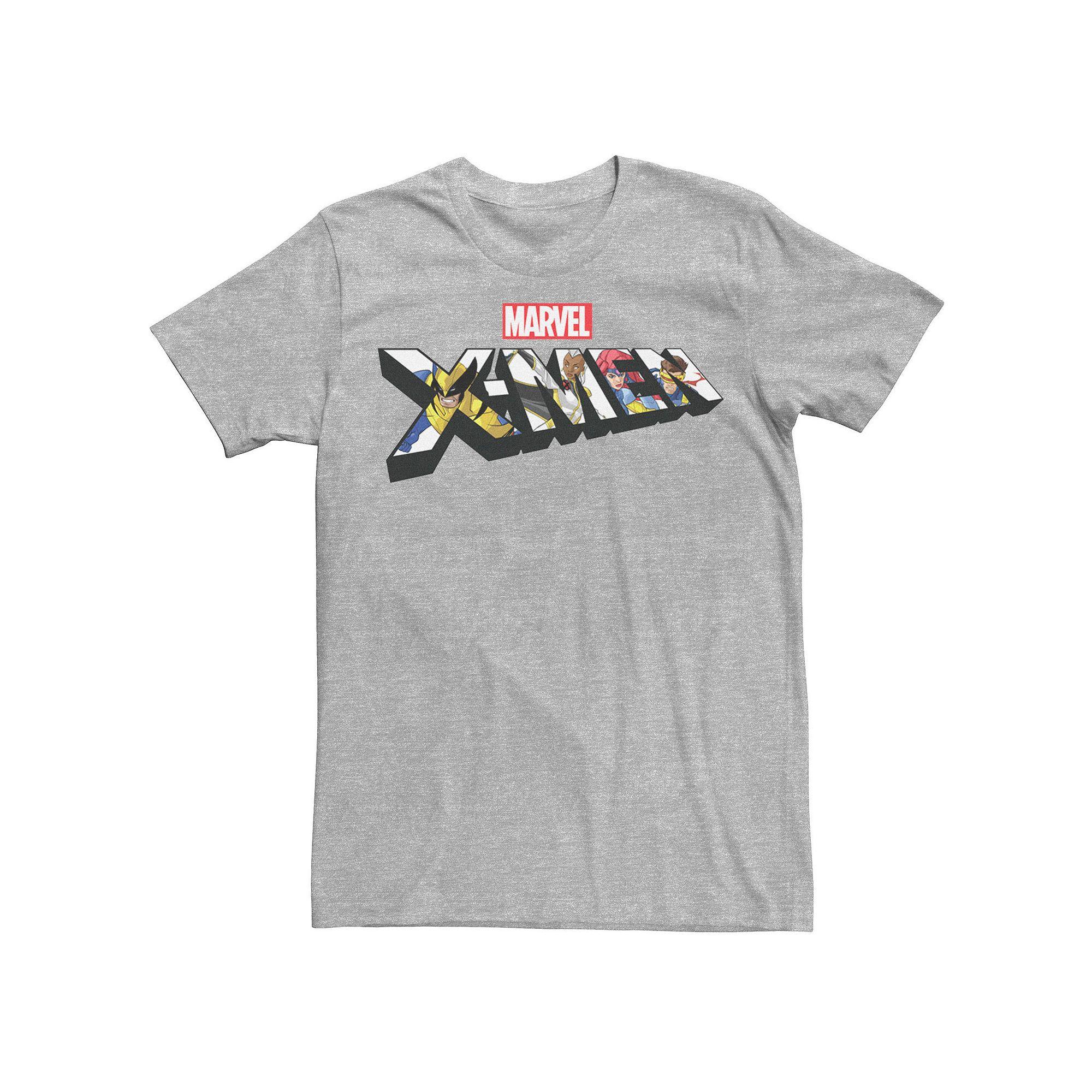 Men's Marvel X-Men Character Fill Logo Tee,  Product Image