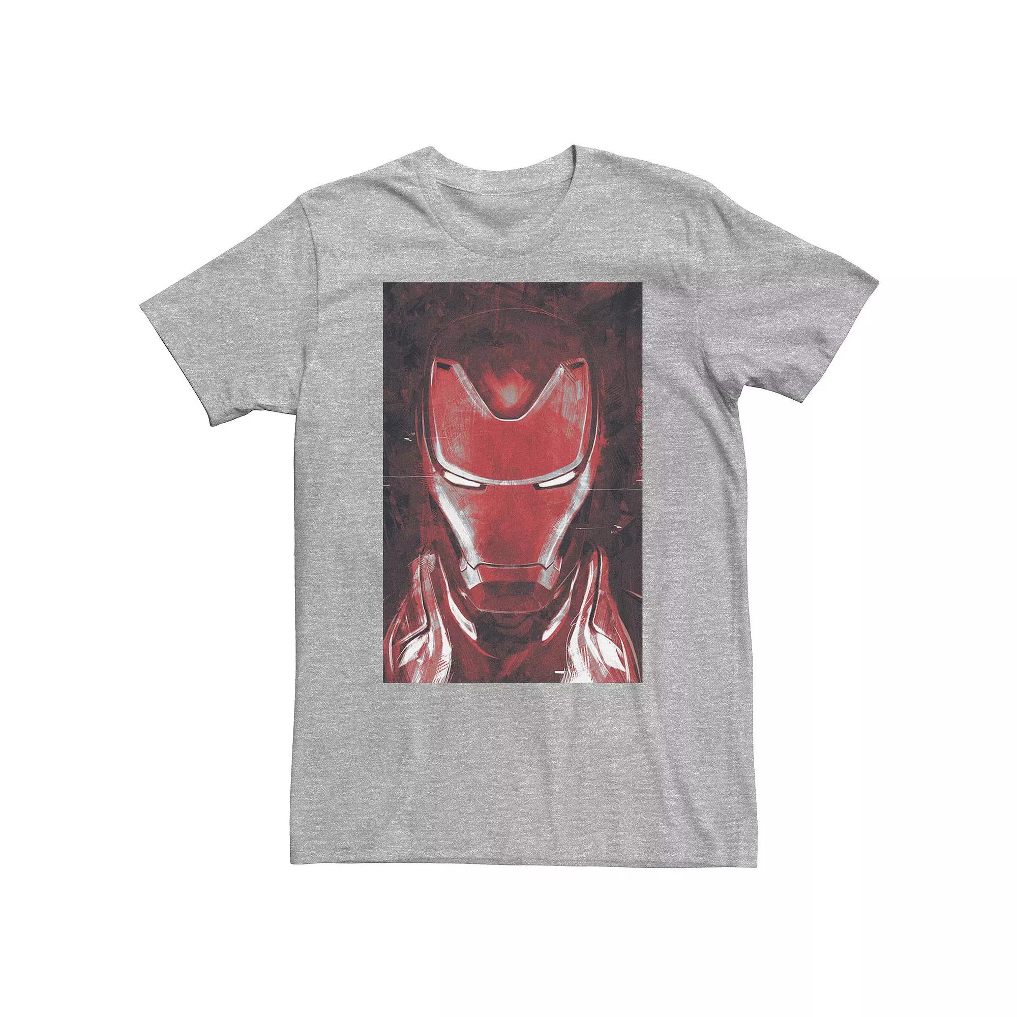 Big & Tall Marvel Avengers Endgame Red Iron Man Portrait Tee, Men's,  Product Image