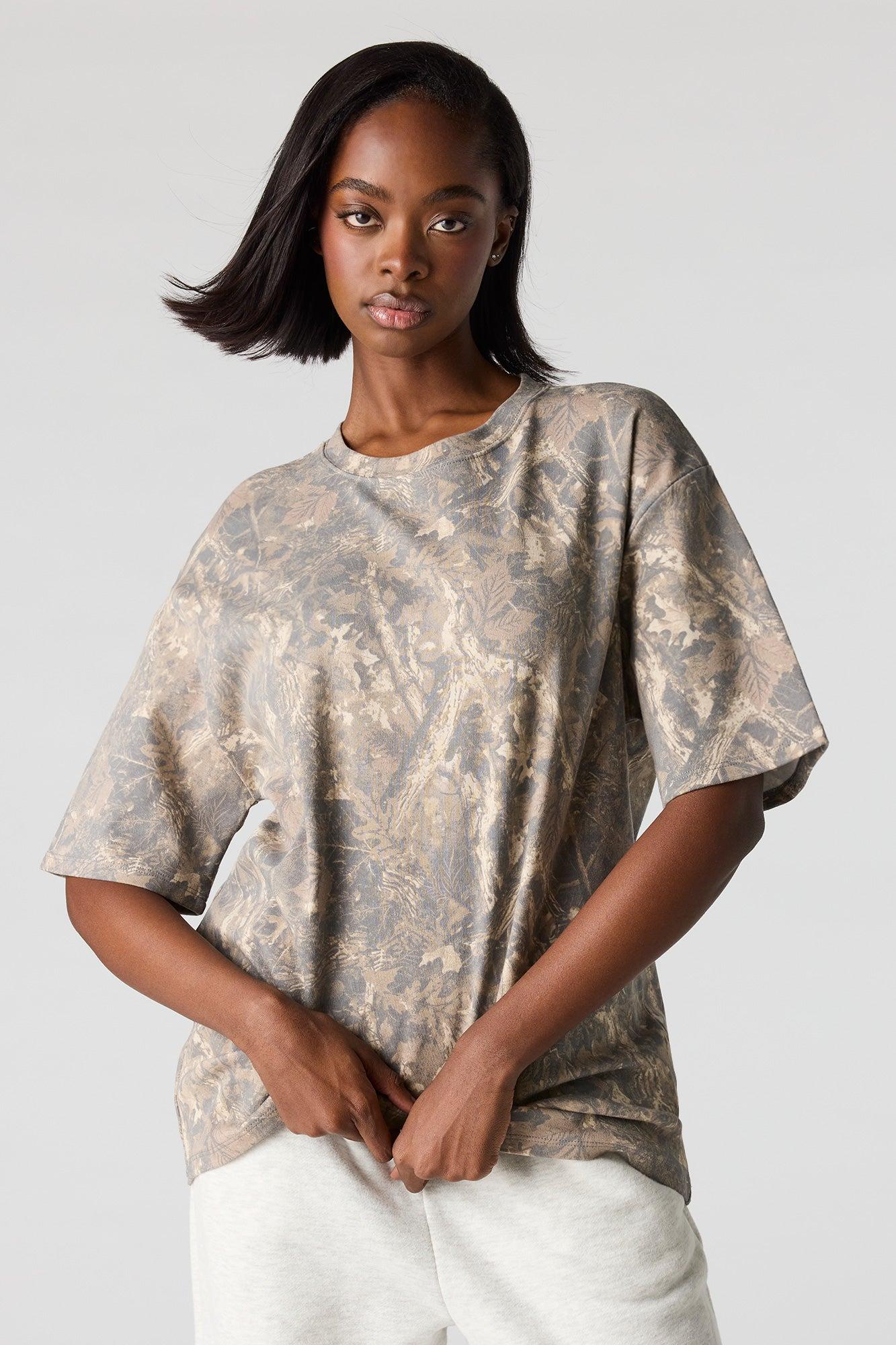 Luxe Heavy Cotton Oversized Boxy T-Shirt Female Product Image