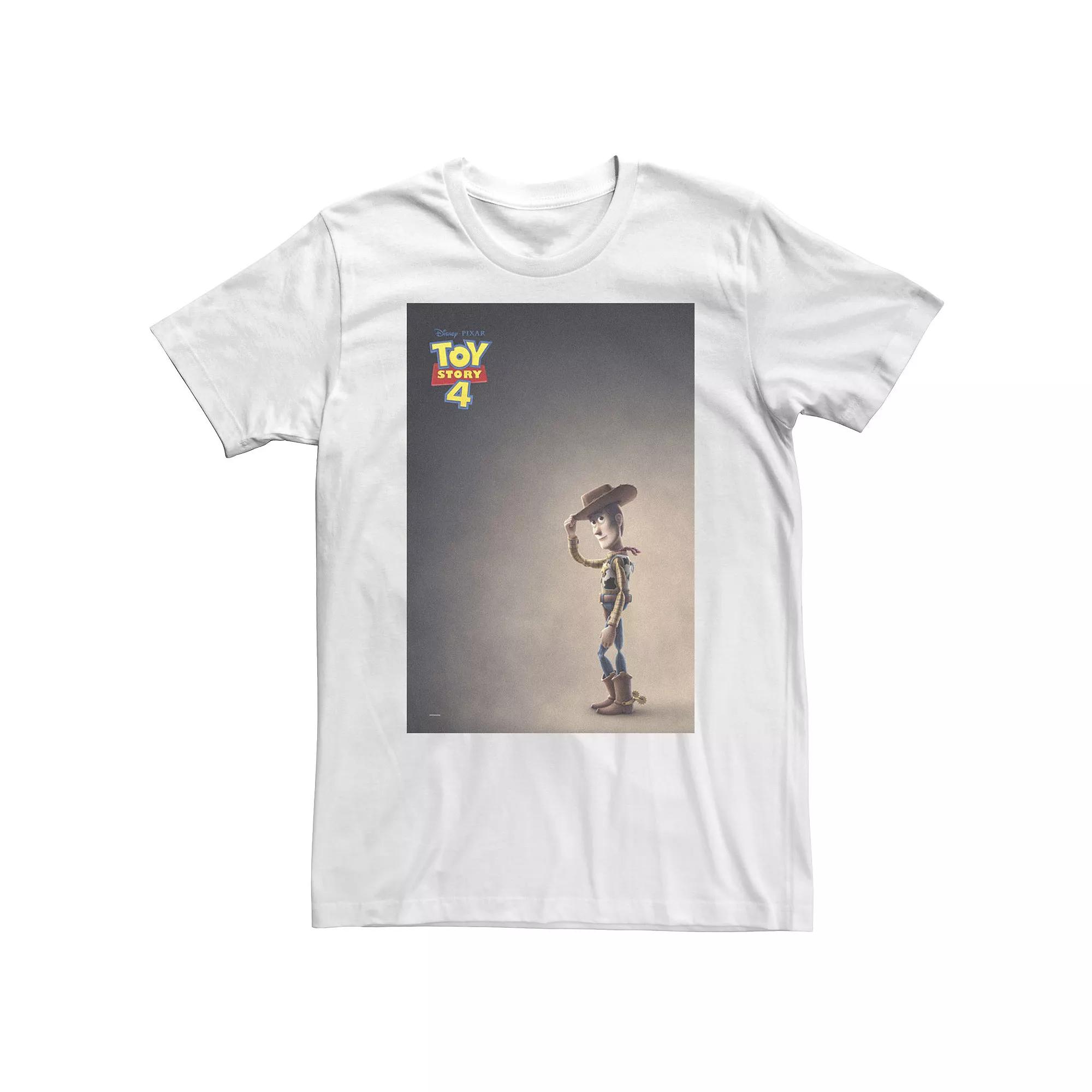 Big & Tall Disney / Pixar Toy Story 4 Movie Poster Tee, Men's, Size: 3XL, White Product Image