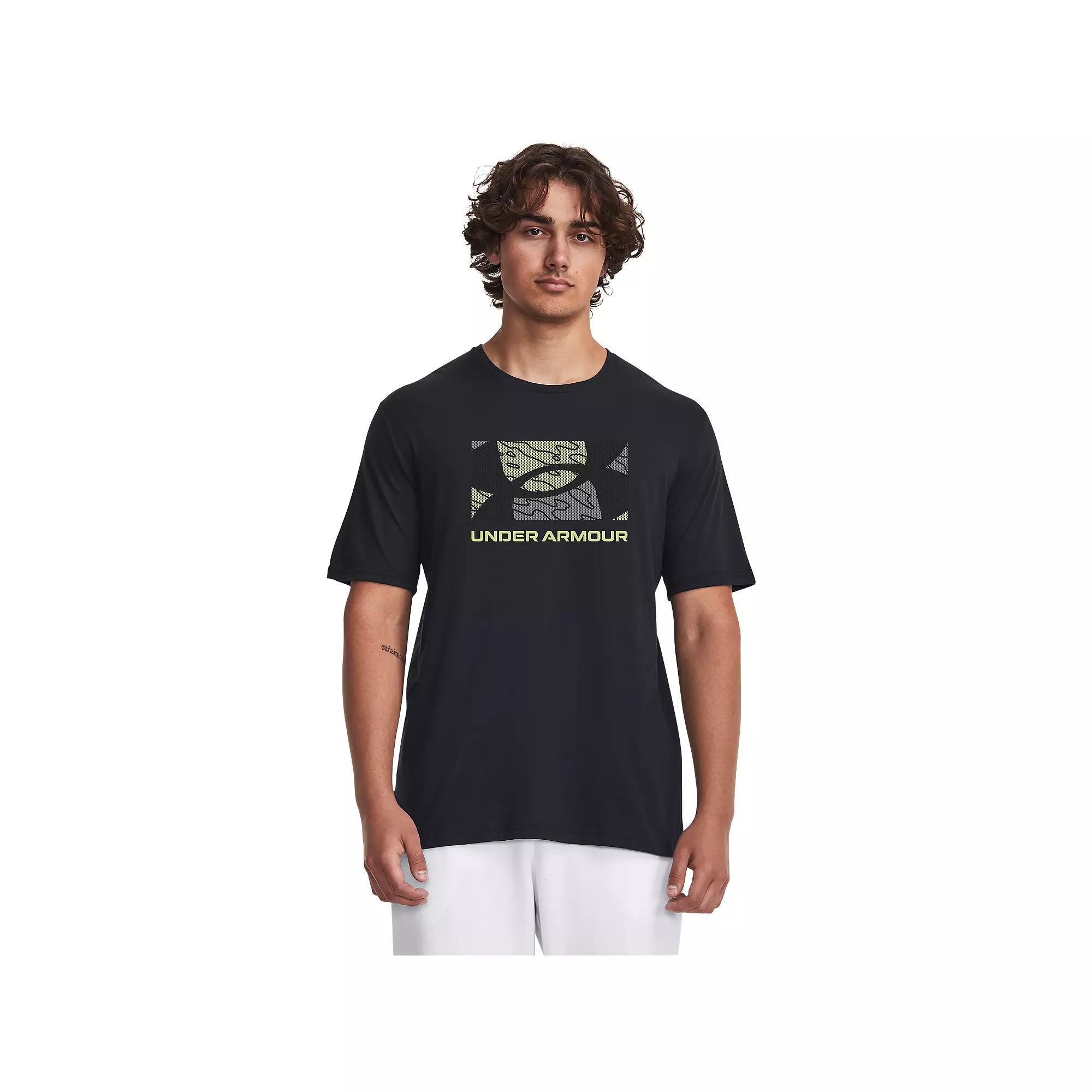 Men's Under Armour Crewneck Short Sleeve Top, Size: Medium, Black Product Image