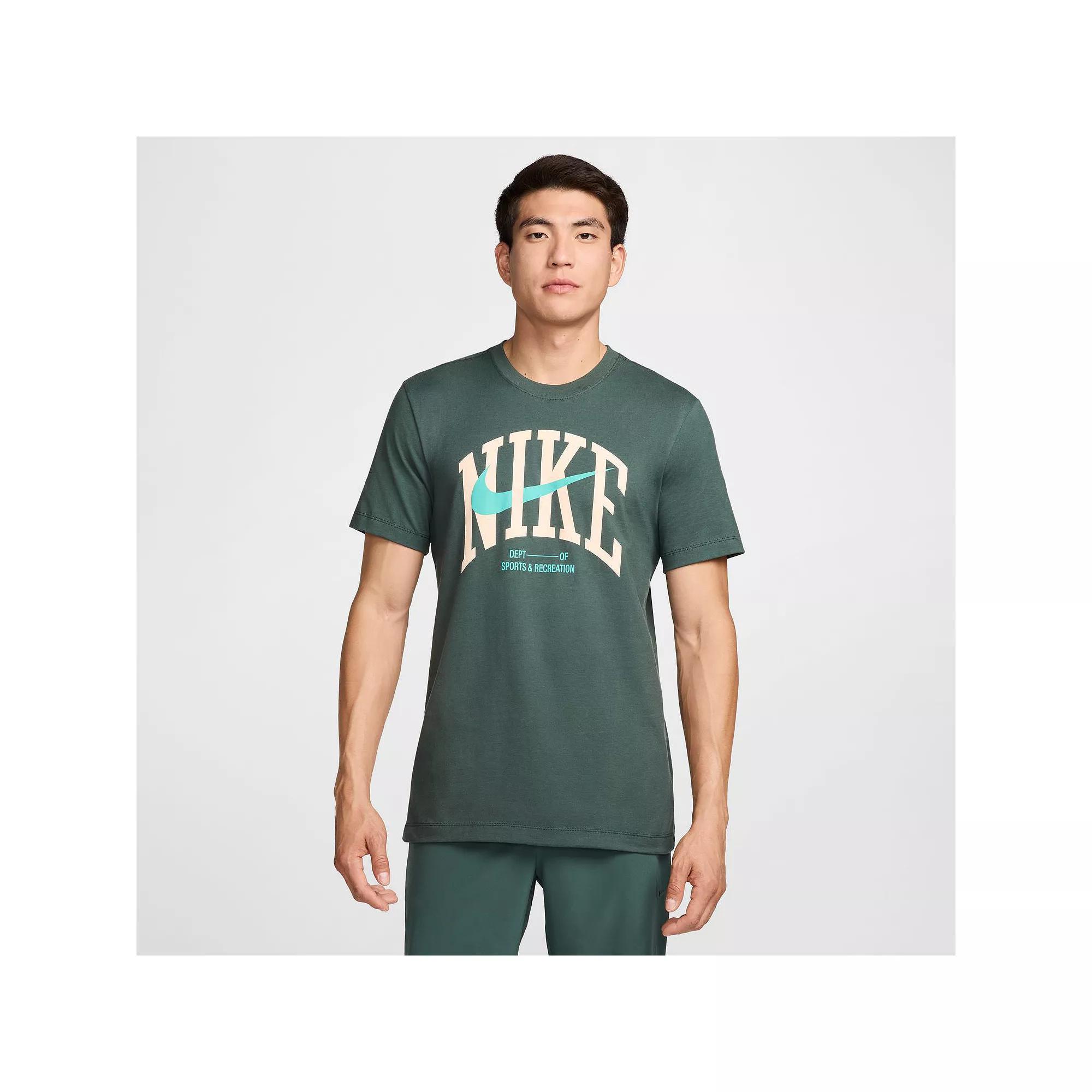 Men's Nike Fitness Graphic Tee, Size: Small, Summit White Product Image