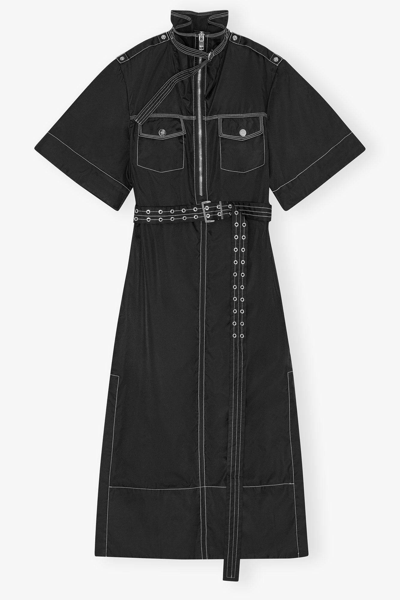 Black Nylon Dress Product Image