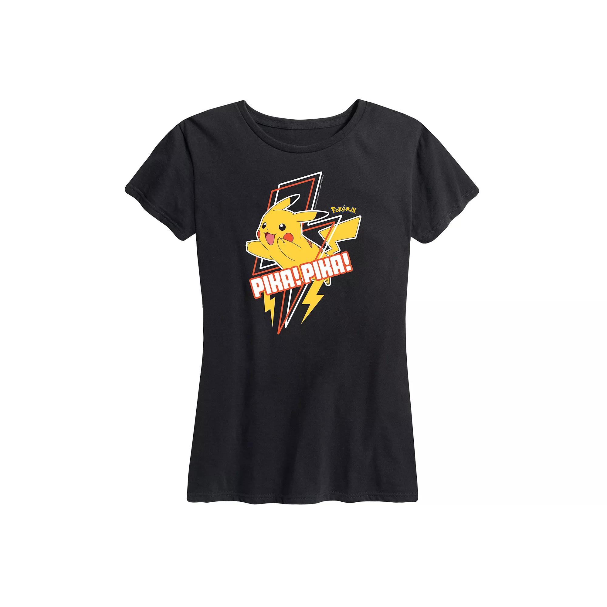 Plus Pokemon Pika Pika Graphic Tee, Women's,  Product Image