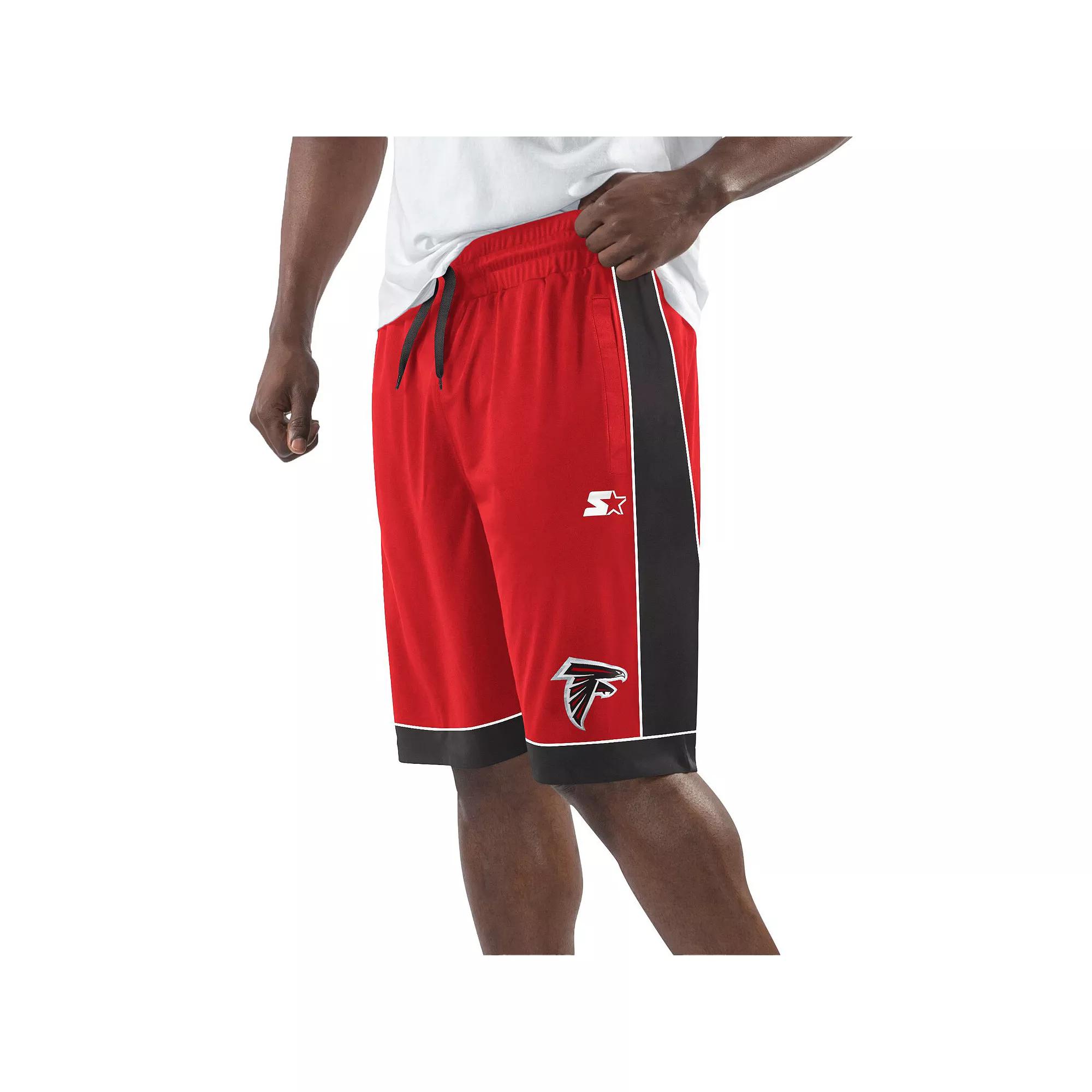 Men's Starter Black/Silver Las Vegas Raiders Fan Favorite Fashion Shorts,  Product Image