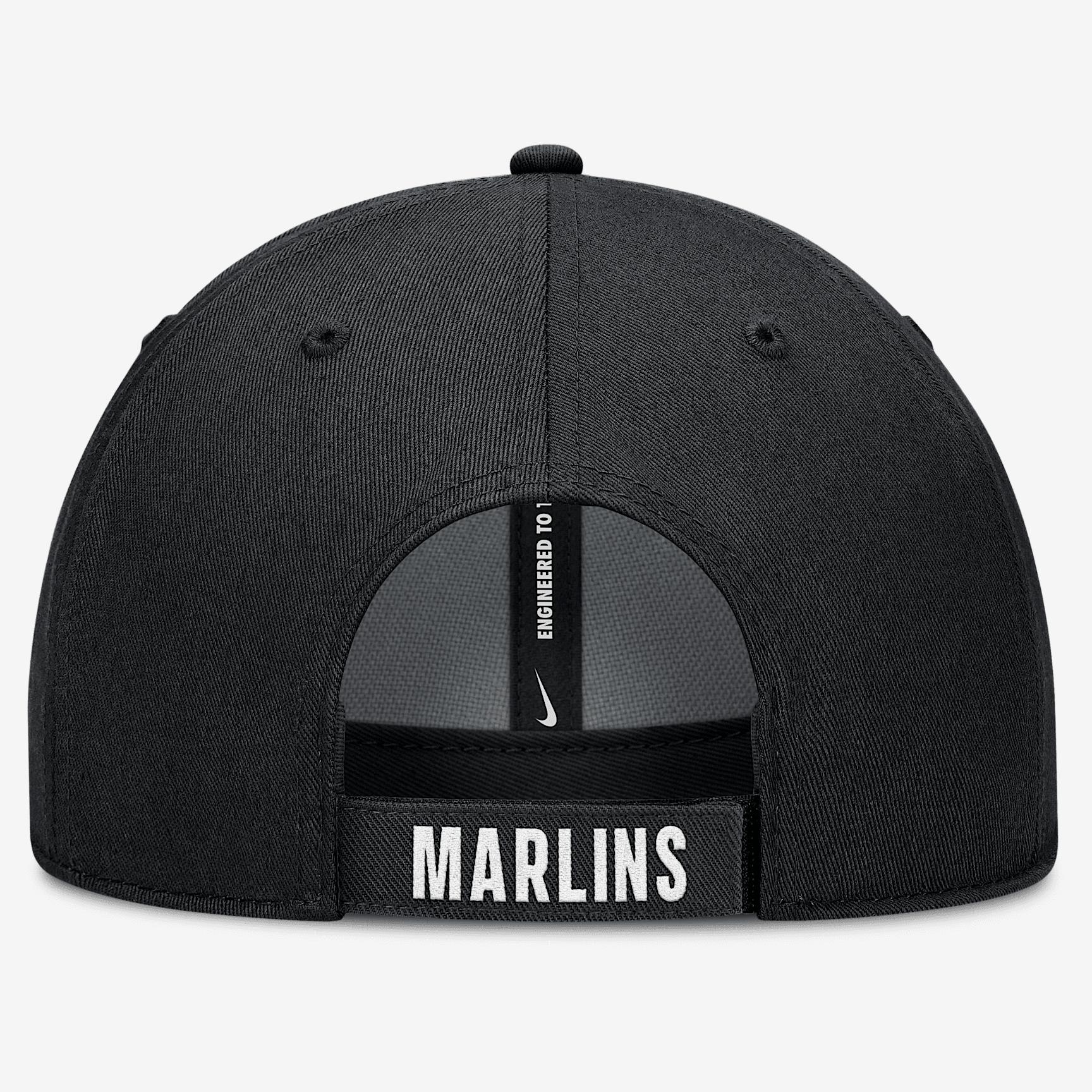 Miami Marlins Club Men's Nike Dri-FIT MLB Adjustable Hat Product Image