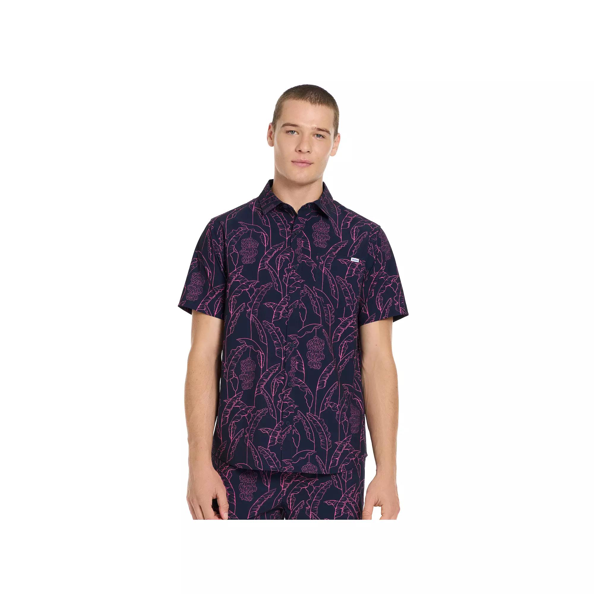 Men's Hurley Short Sleeve Button Down Shirt,  Product Image