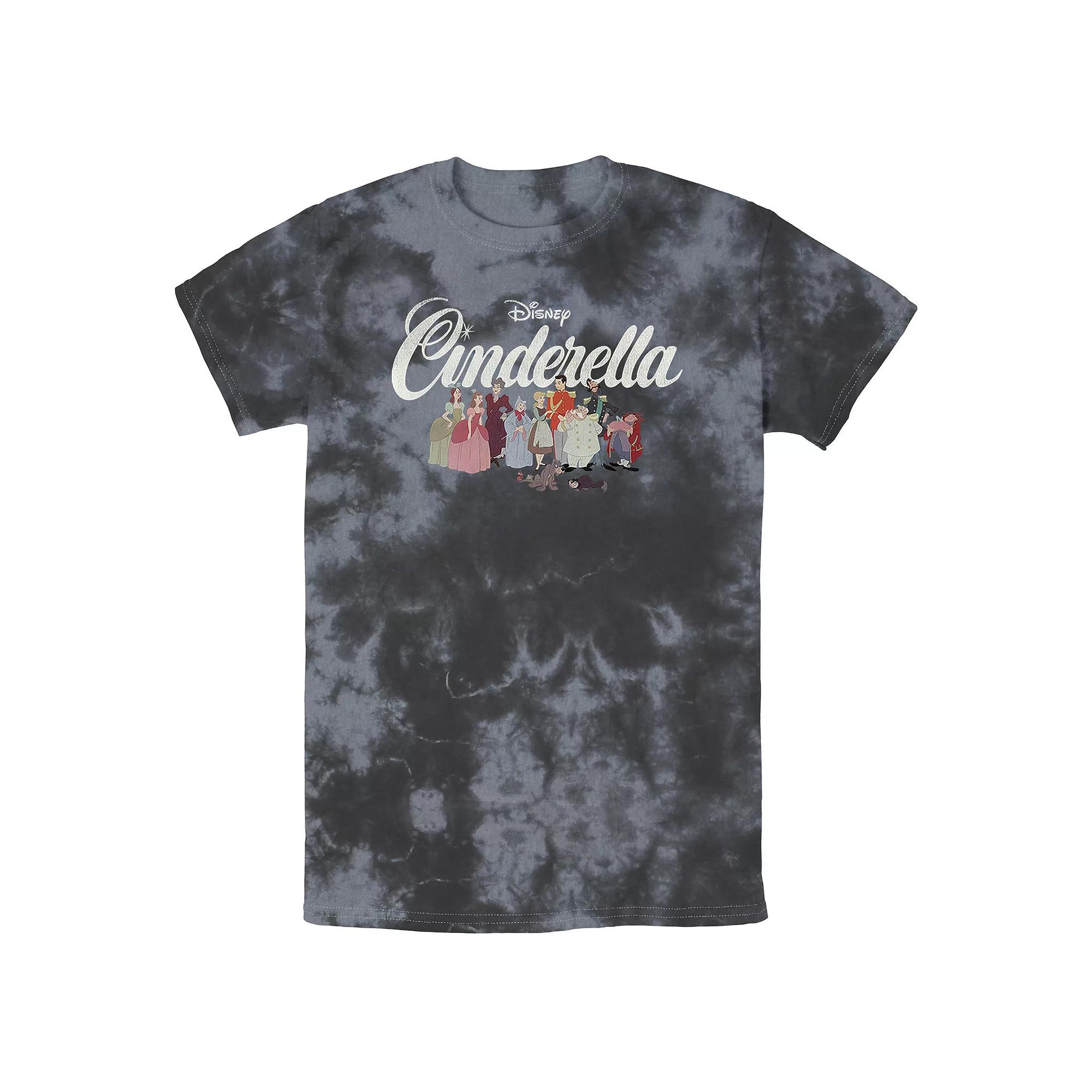 Men's Disney Cinderella Group Shot Title Logo Bomabrd Wash Tee, Boy's,  Product Image
