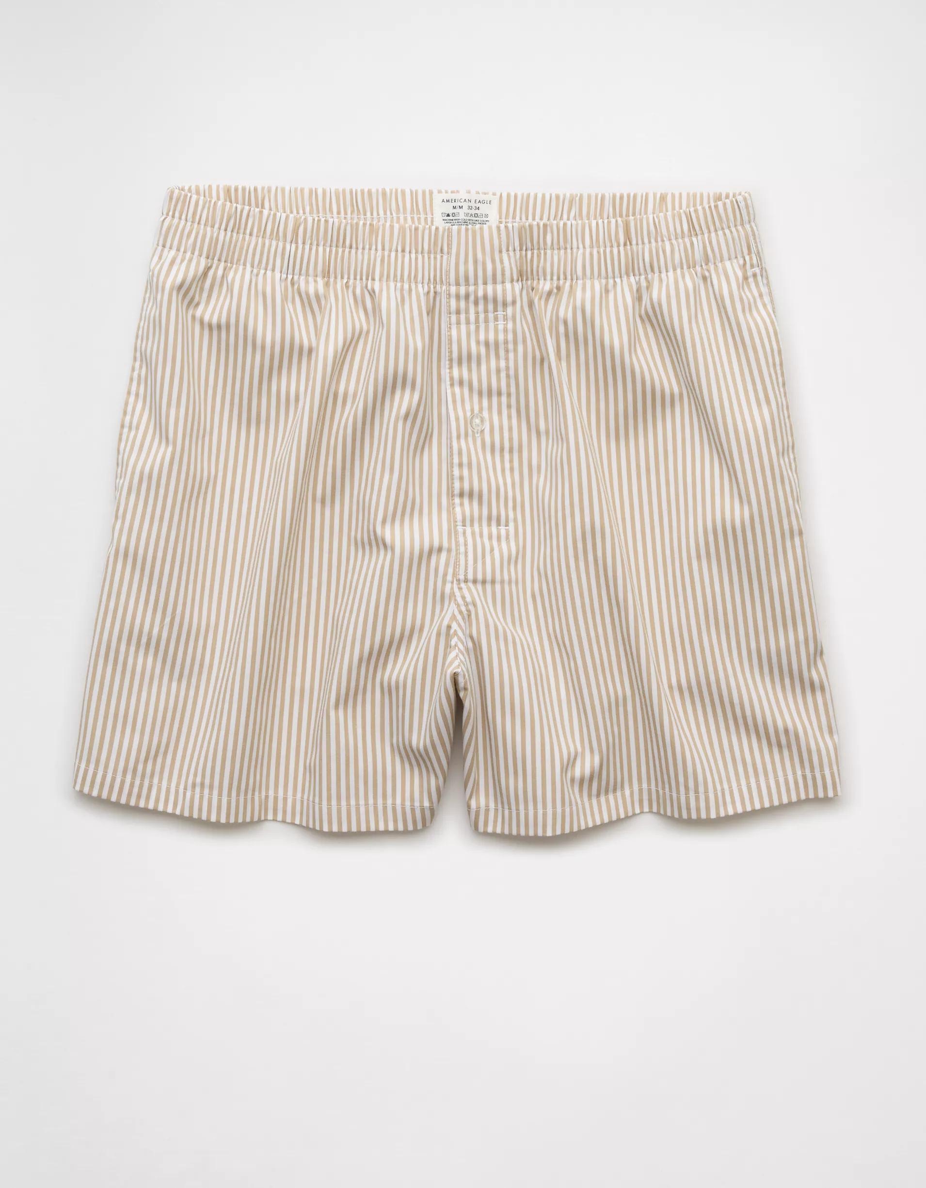 AEO Men's Striped Poplin Pocket Boxer Short Product Image