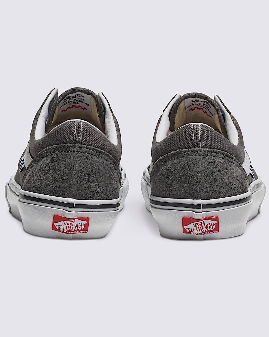 Skate Old Skool Shoe in Pewter Grey / White| Vans US Product Image