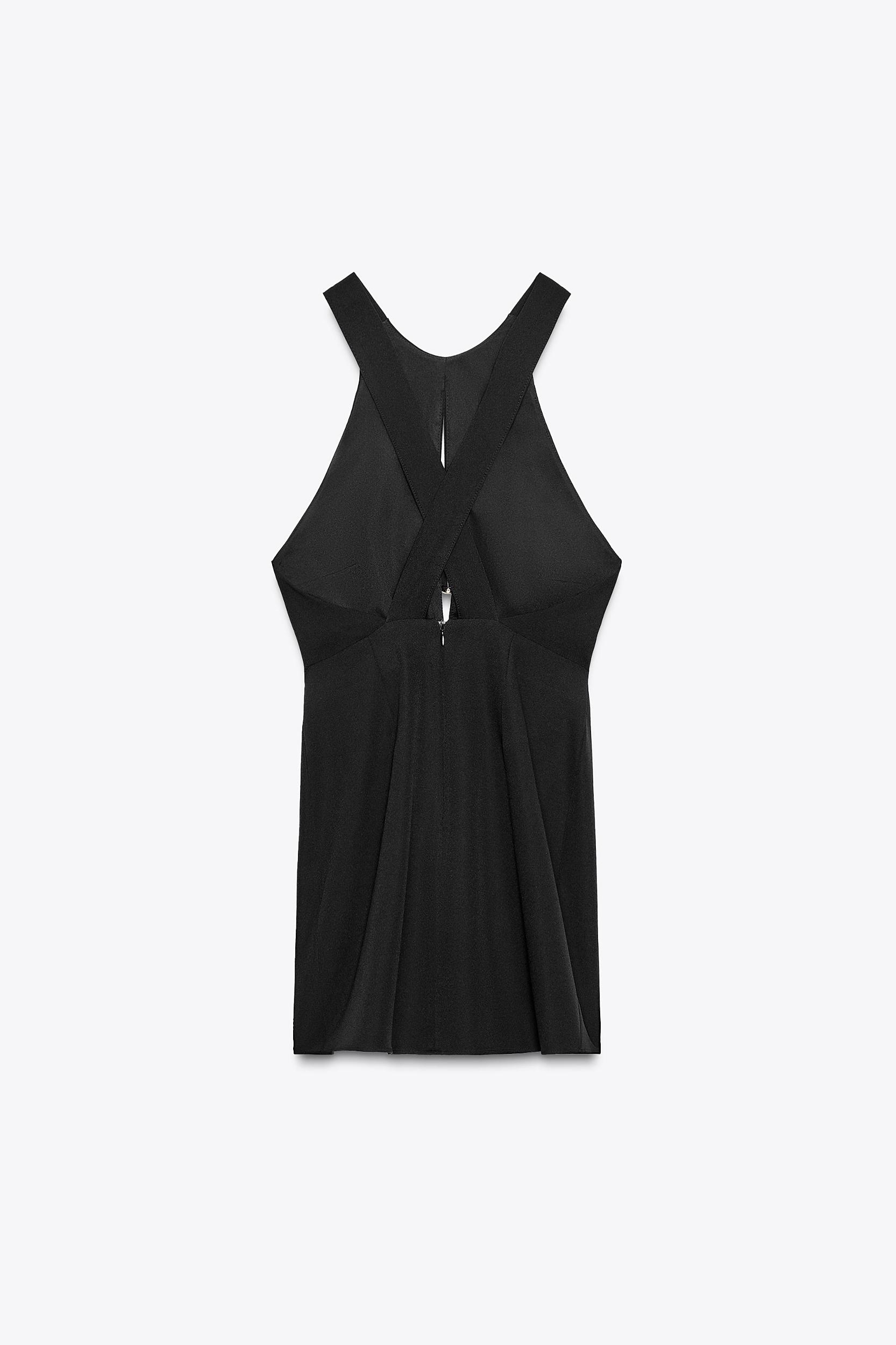 GOLD APPLIQUÉ MINI DRESS Product Image