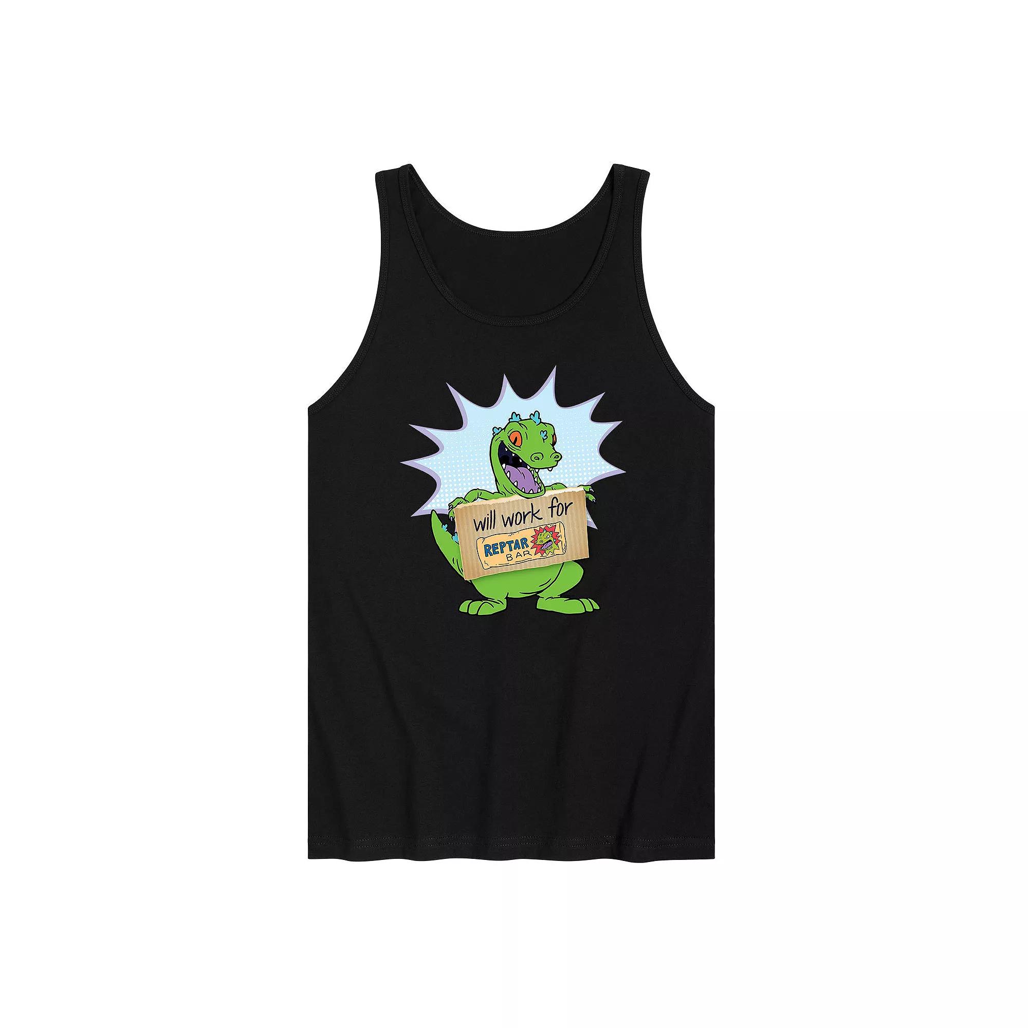 Men's Rugrats Reptar Work Tank Top,  Product Image