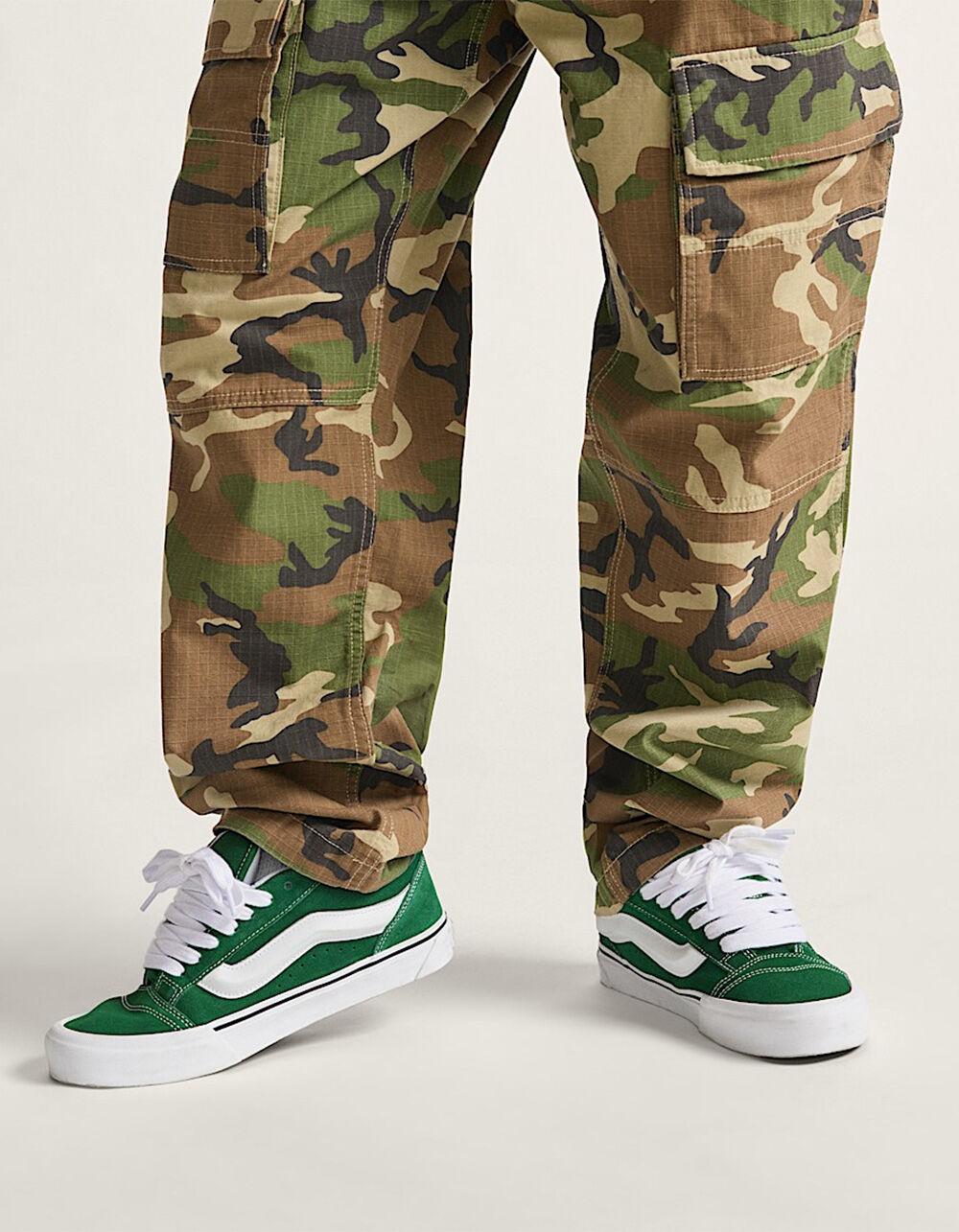 VANS Knu Skool Shoes - KELLY/WHITE Product Image