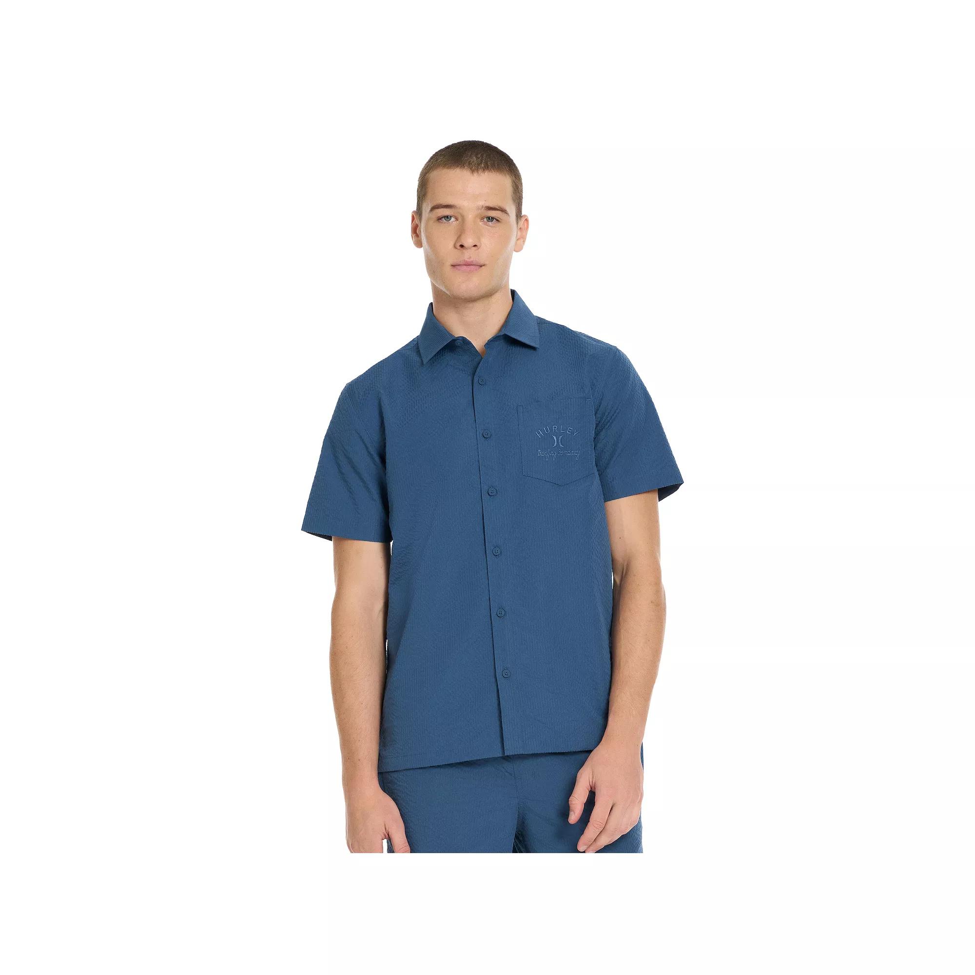 Men's Hurley Short Sleeve Button Down,  Product Image