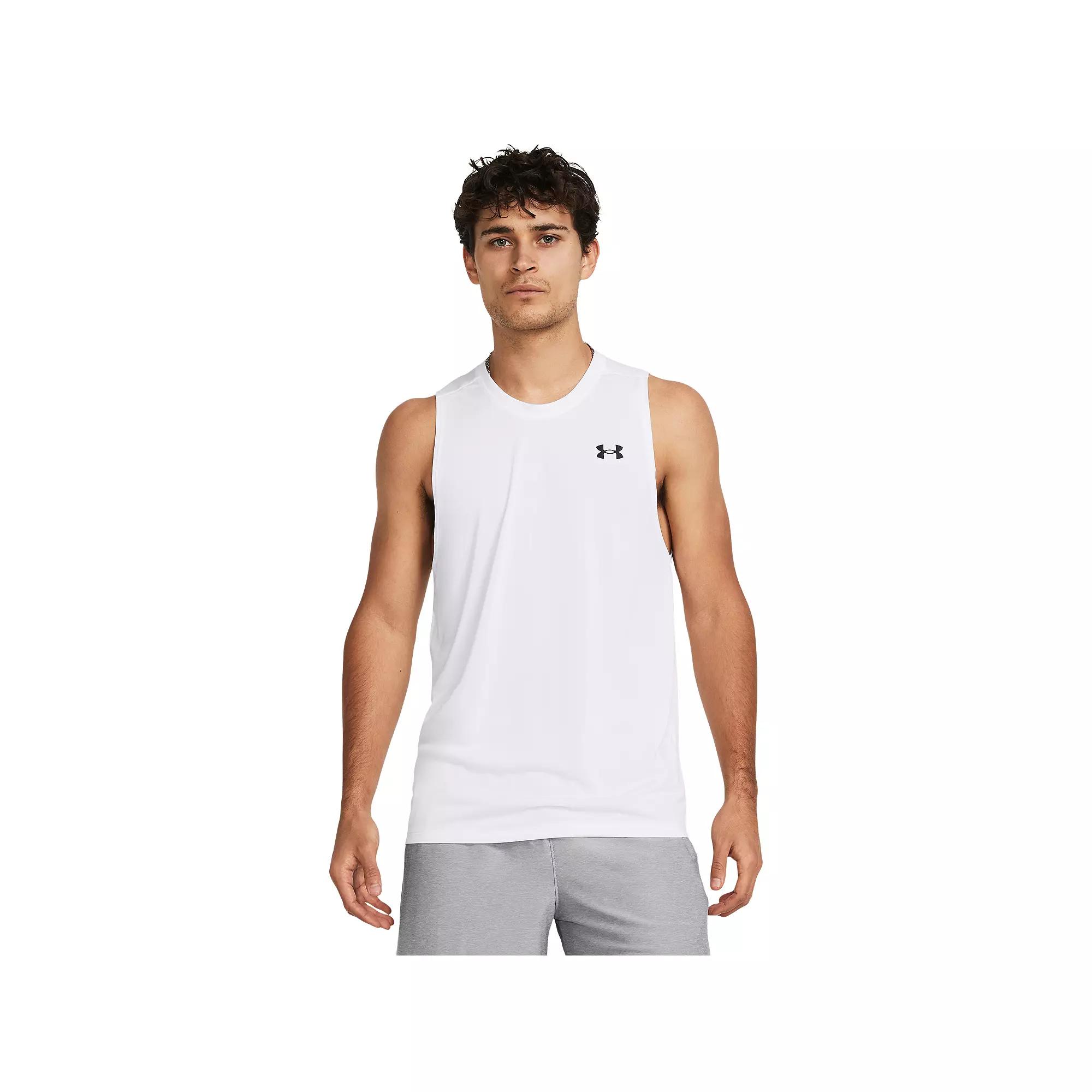 Big & Tall Under Armour Tech™ Tank Top, Men's, Size: 3XL, Castlerock Product Image