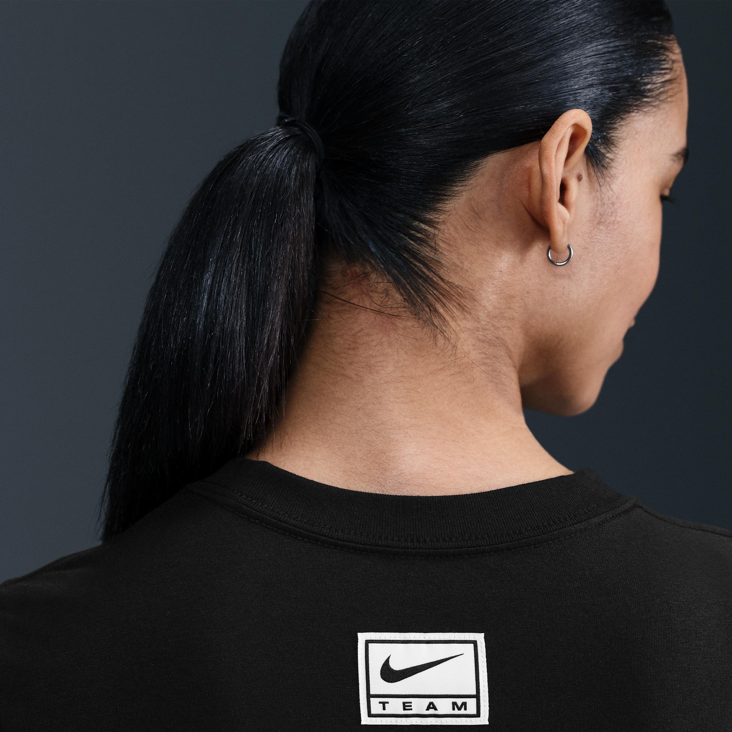 Womens Nike Sportswear Slim Cropped T-Shirt | HQ1709-010 Product Image