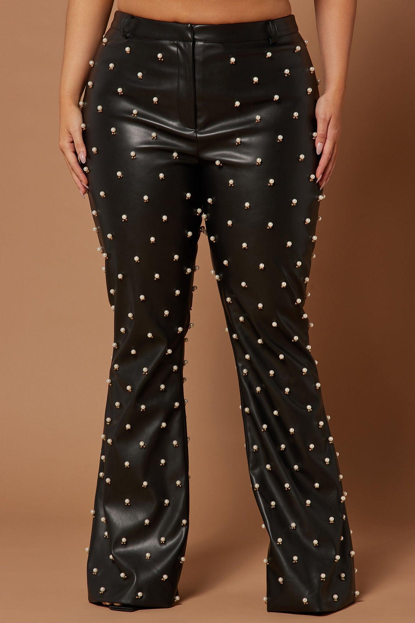 Claire Embellished Pant - Black Product Image