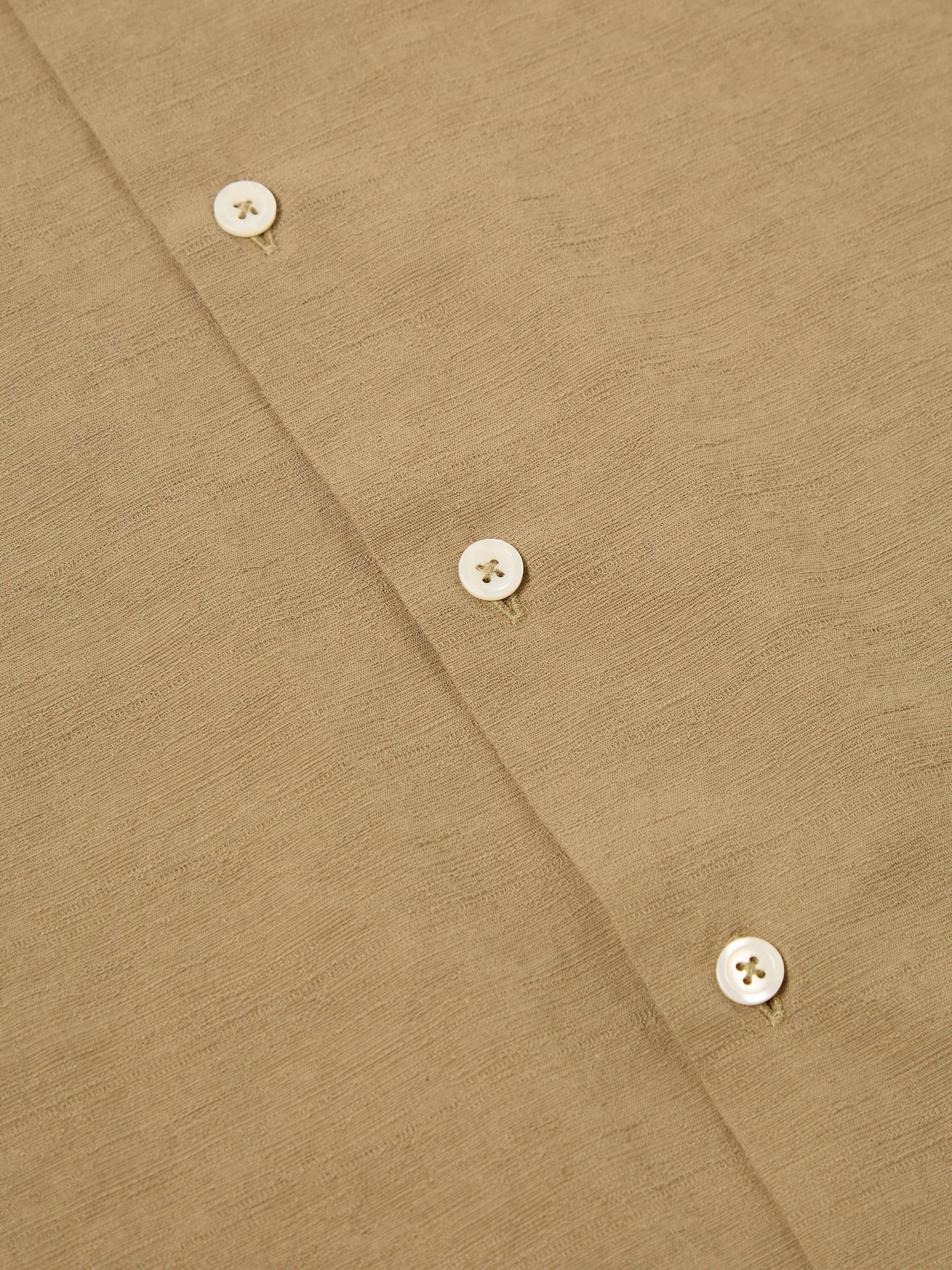 Universal Works Road Shirt in Olive Kamura Cotton Product Image