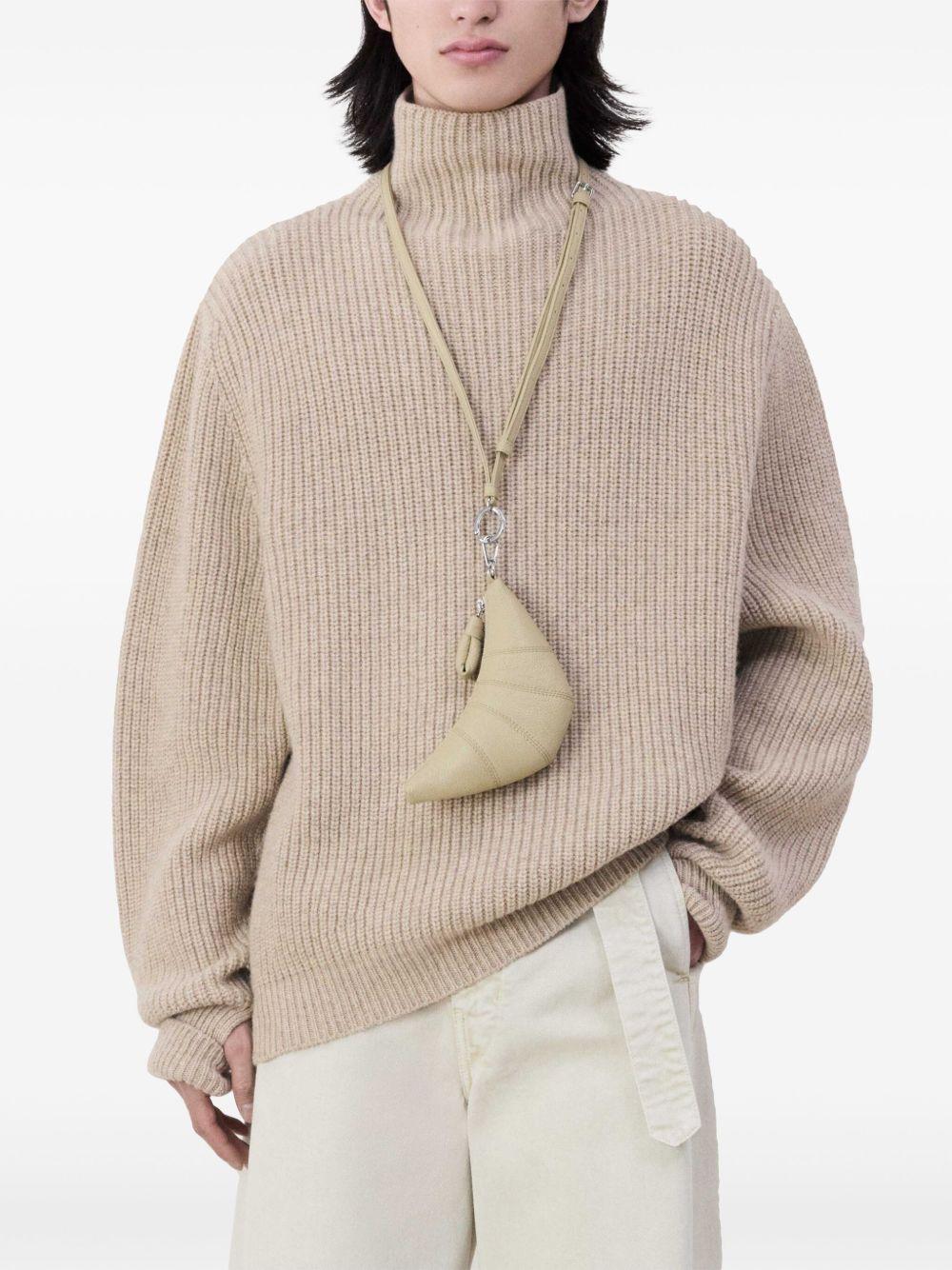 Croissant leather coin purse Product Image