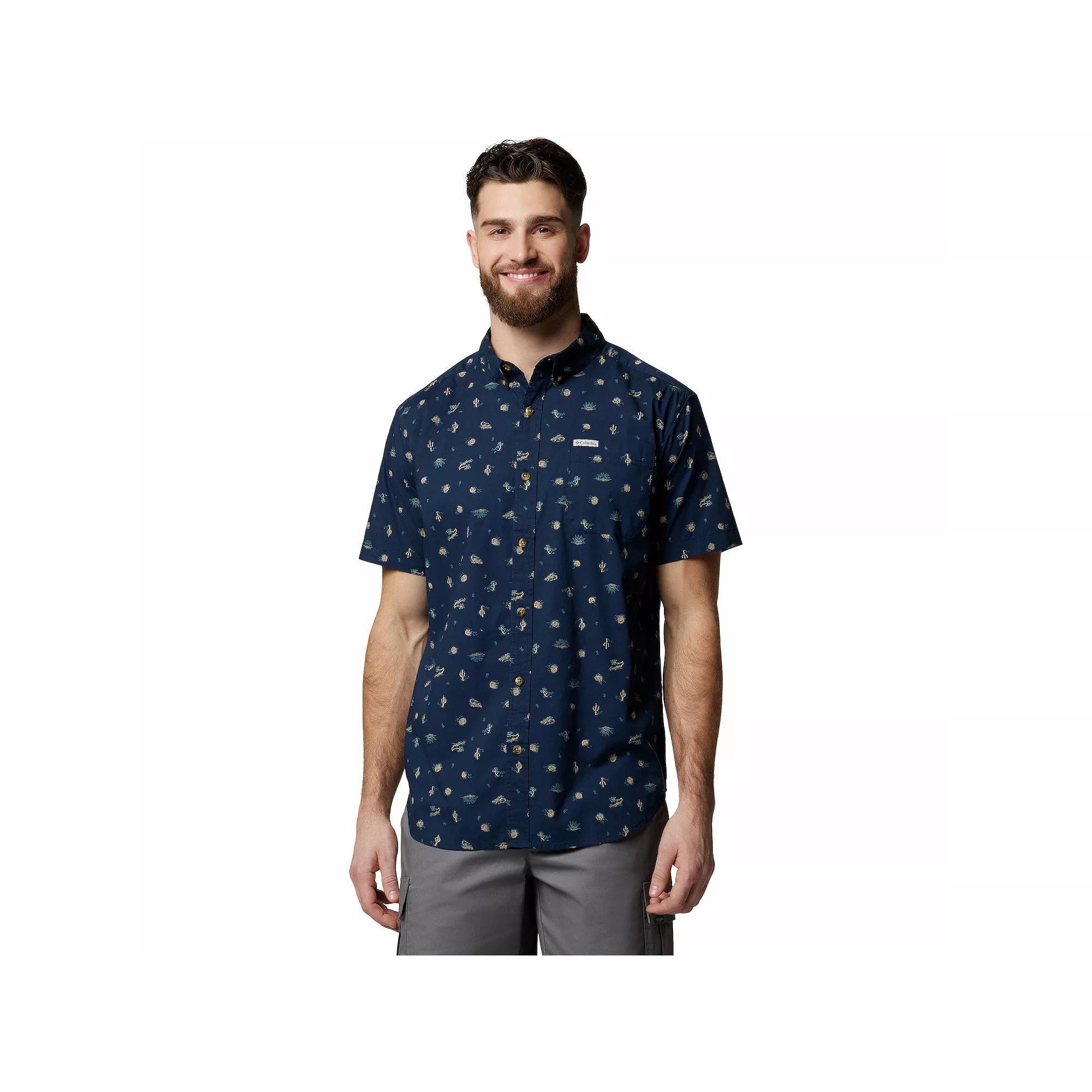 Men's Columbia Rapid Rivers™ Printed Button-Down Shirt,  Product Image
