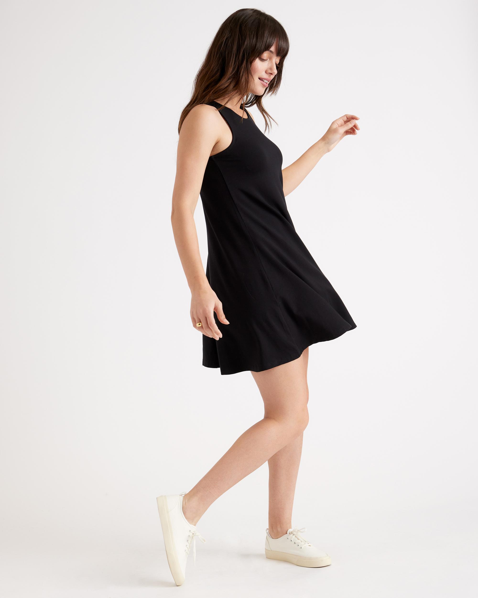 Quince | Women's Tencel Jersey Mini Swing Dress Product Image