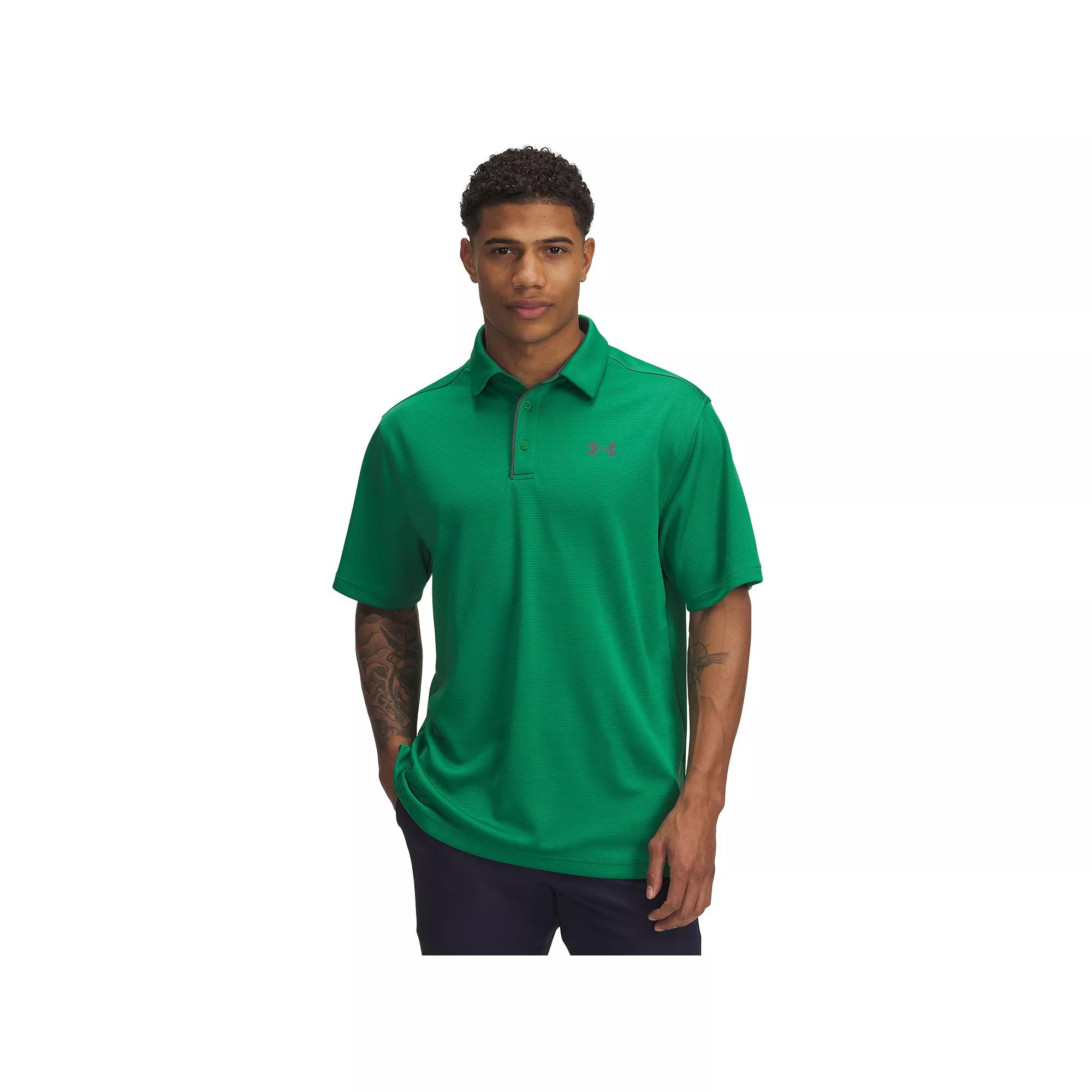 Men's Under Armour Tech Polo, Size: Small, Kelly Green Product Image