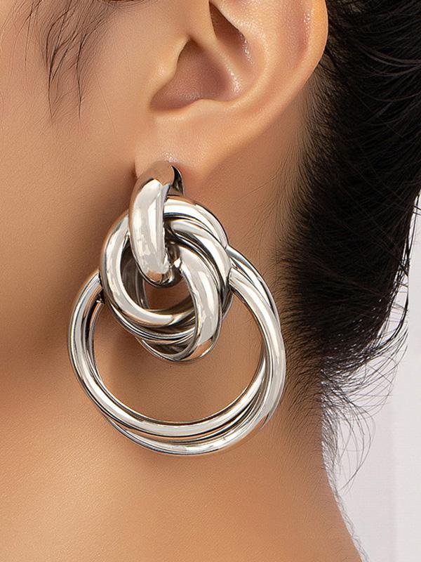 Geometric Drop Earrings Product Image