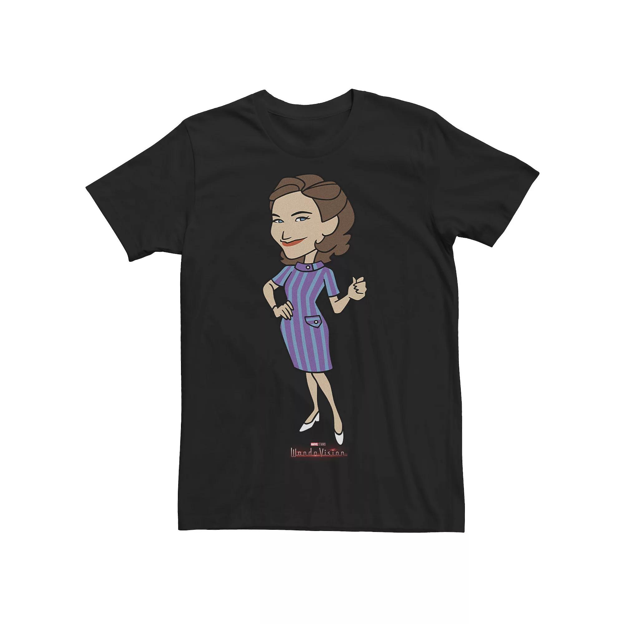 Men's Marvel WandaVision Agatha Harkness Simple Retro Portrait Tee,  Product Image