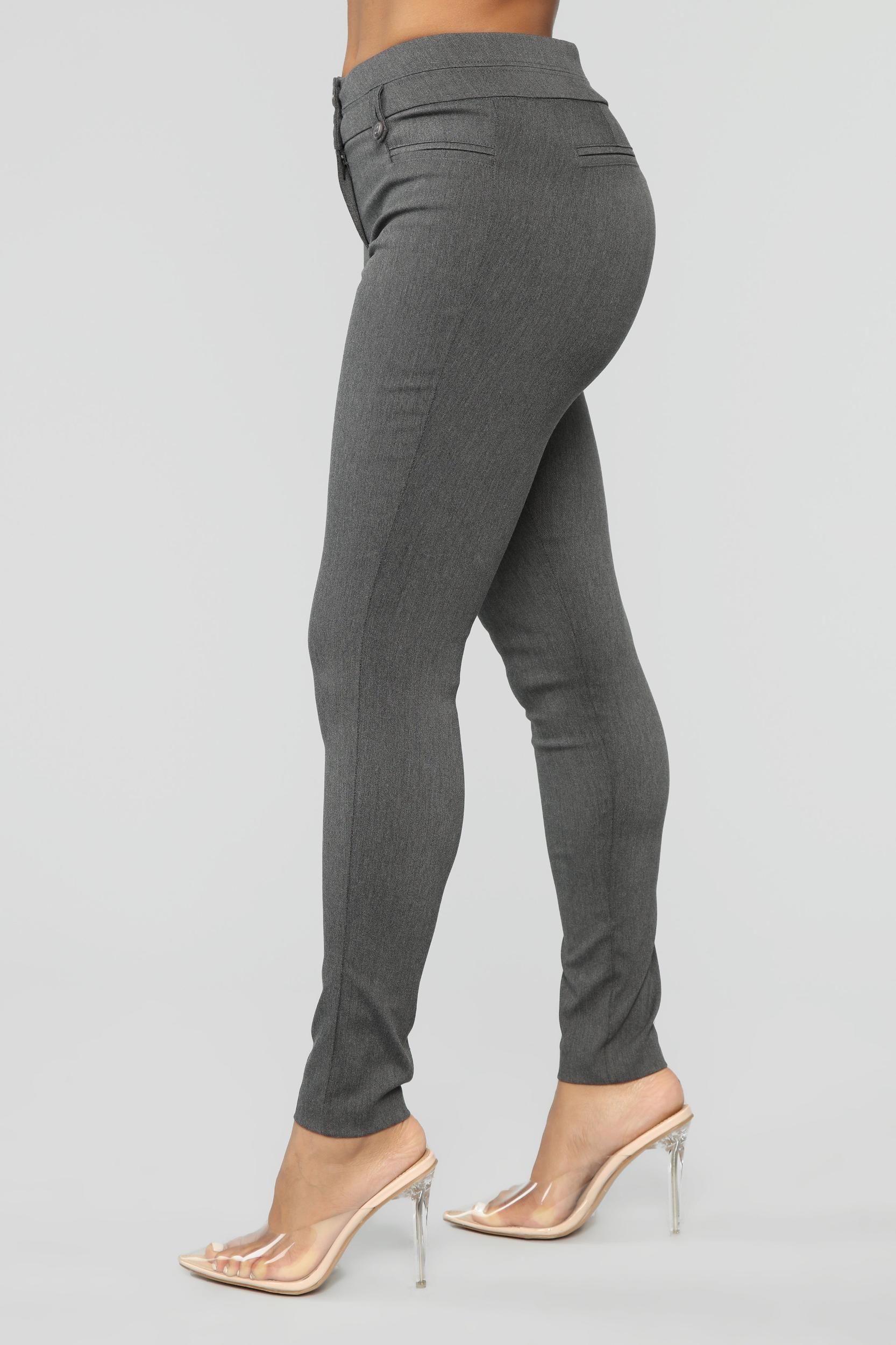 Workin Me Pants - Charcoal Product Image