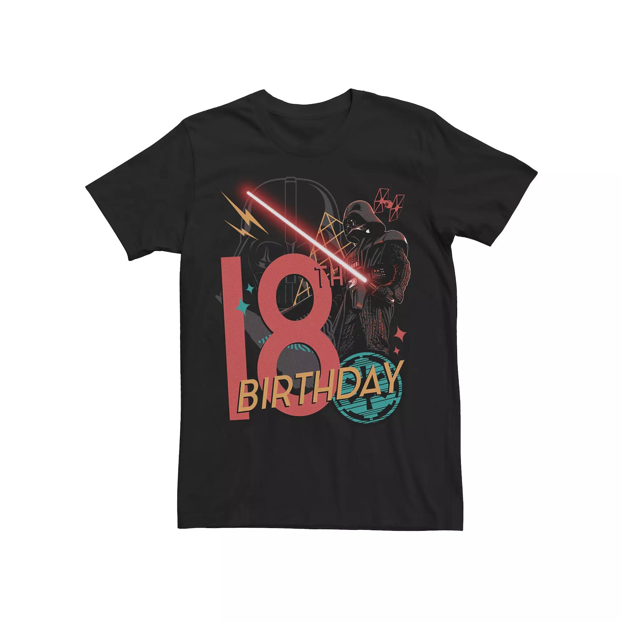 Men's Star Wars Darth Vader 18th Birthday Graphic Tee,  Product Image
