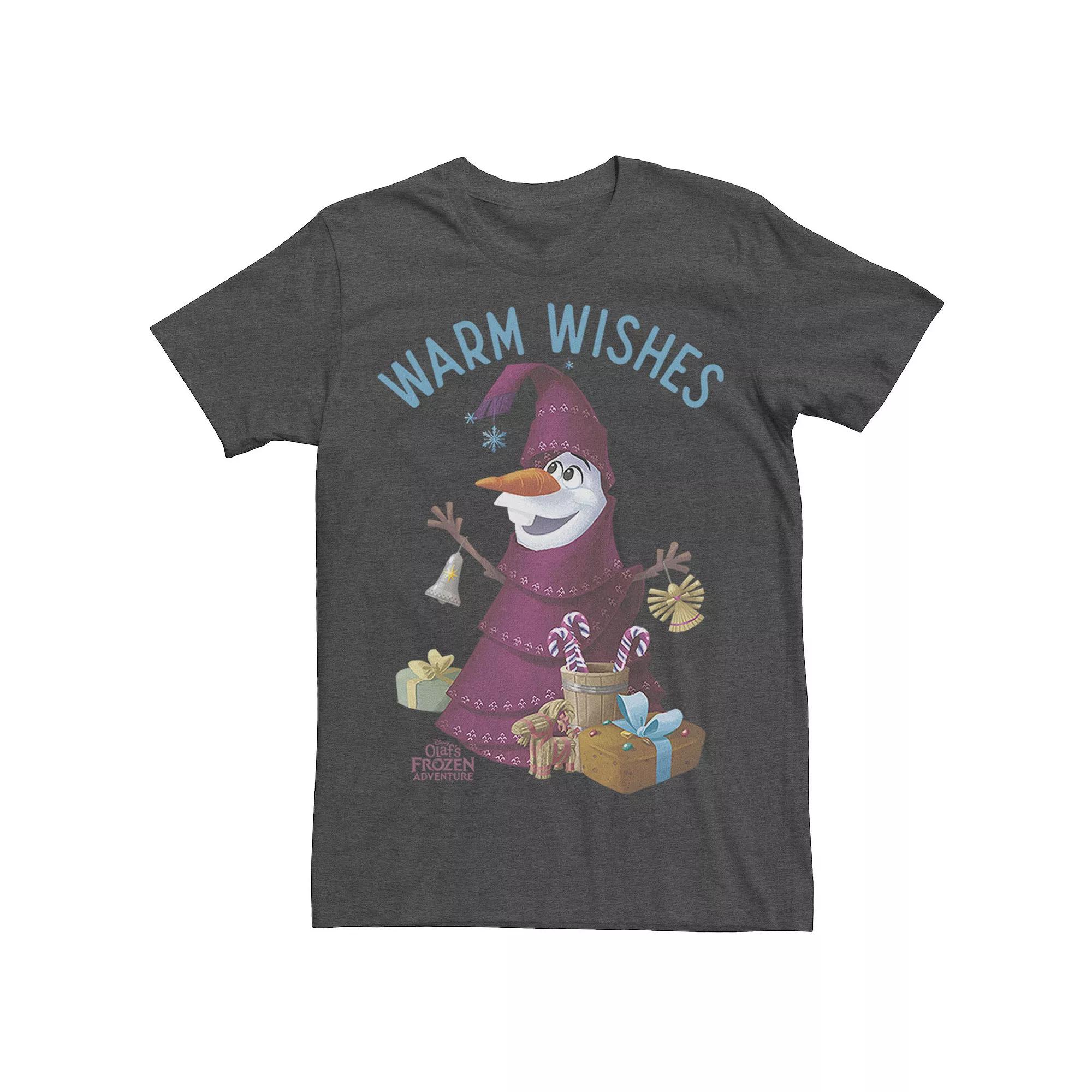 Disney's Frozen Olaf Warm Wishes Men's Tee,  Product Image