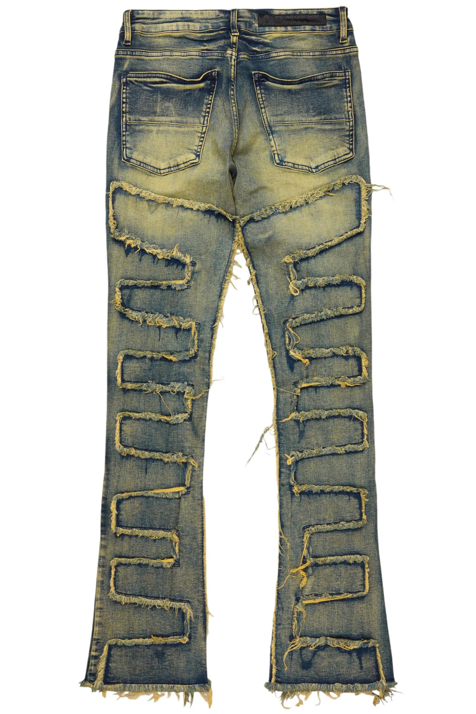 Shake Tint Stacked Flare Jean Male Product Image