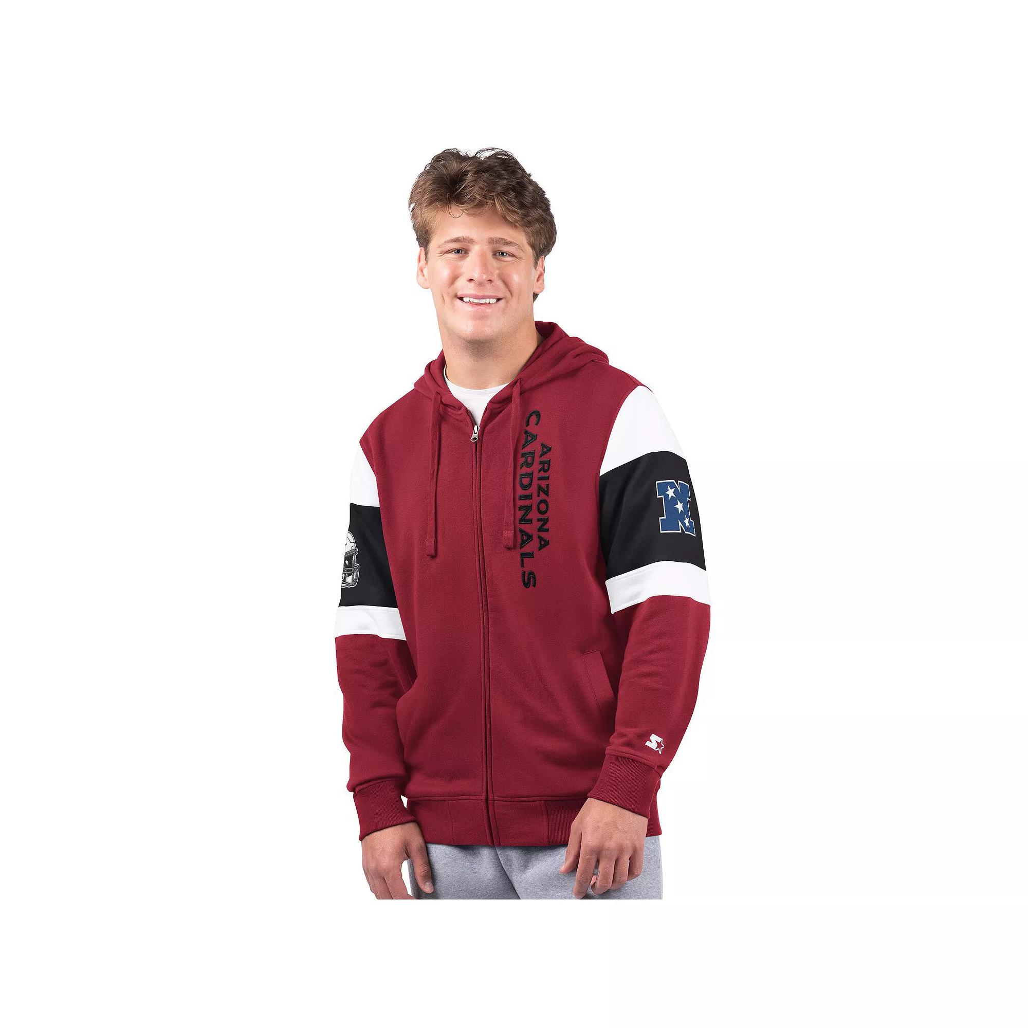 Men's Starter Kelly Green Philadelphia Eagles Extreme Vintage Logo Full-Zip Hoodie,  Product Image