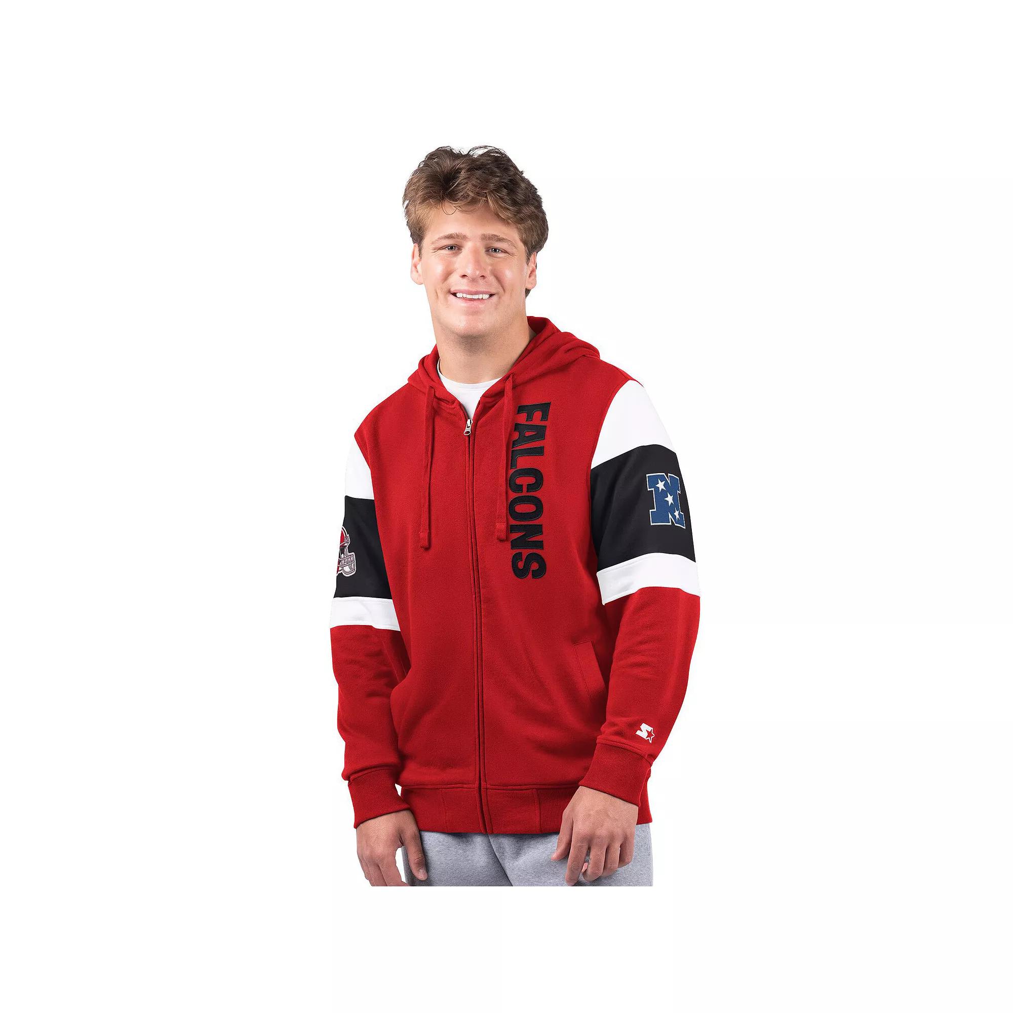 Men's Starter Kelly Green Philadelphia Eagles Extreme Vintage Logo Full-Zip Hoodie,  Product Image