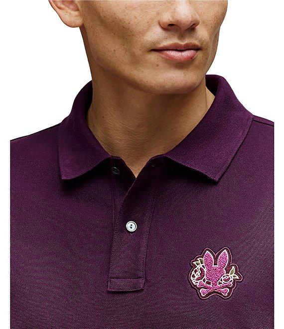 Psycho Bunny Auguste Pique Short Sleeve Polo Shirt Product Image