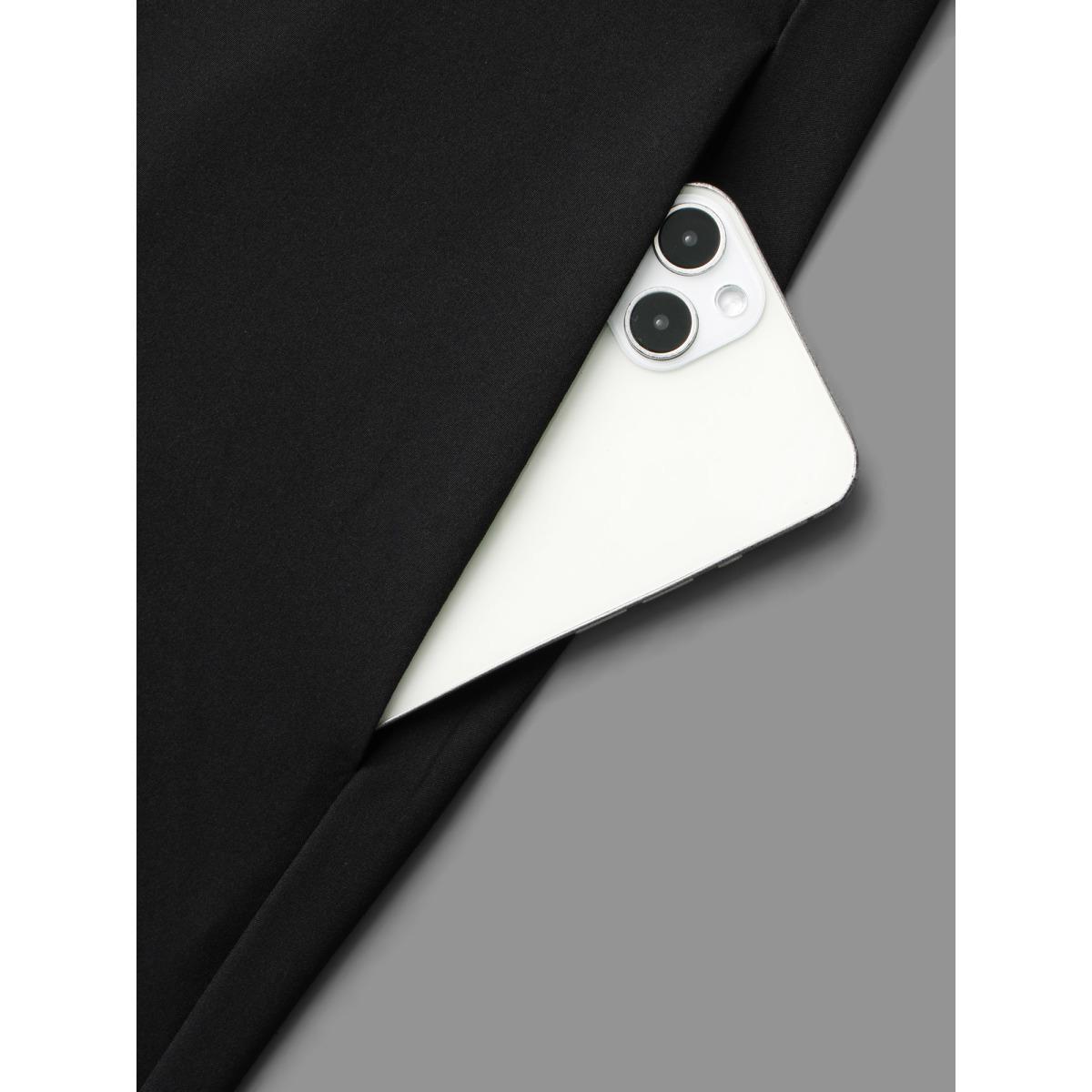 Plus Size Vest-Style Sequin Patchwork Elastic Waist Dress Black Women Cocktail Texture Party Curvy Bloomchic 28/5X Product Image